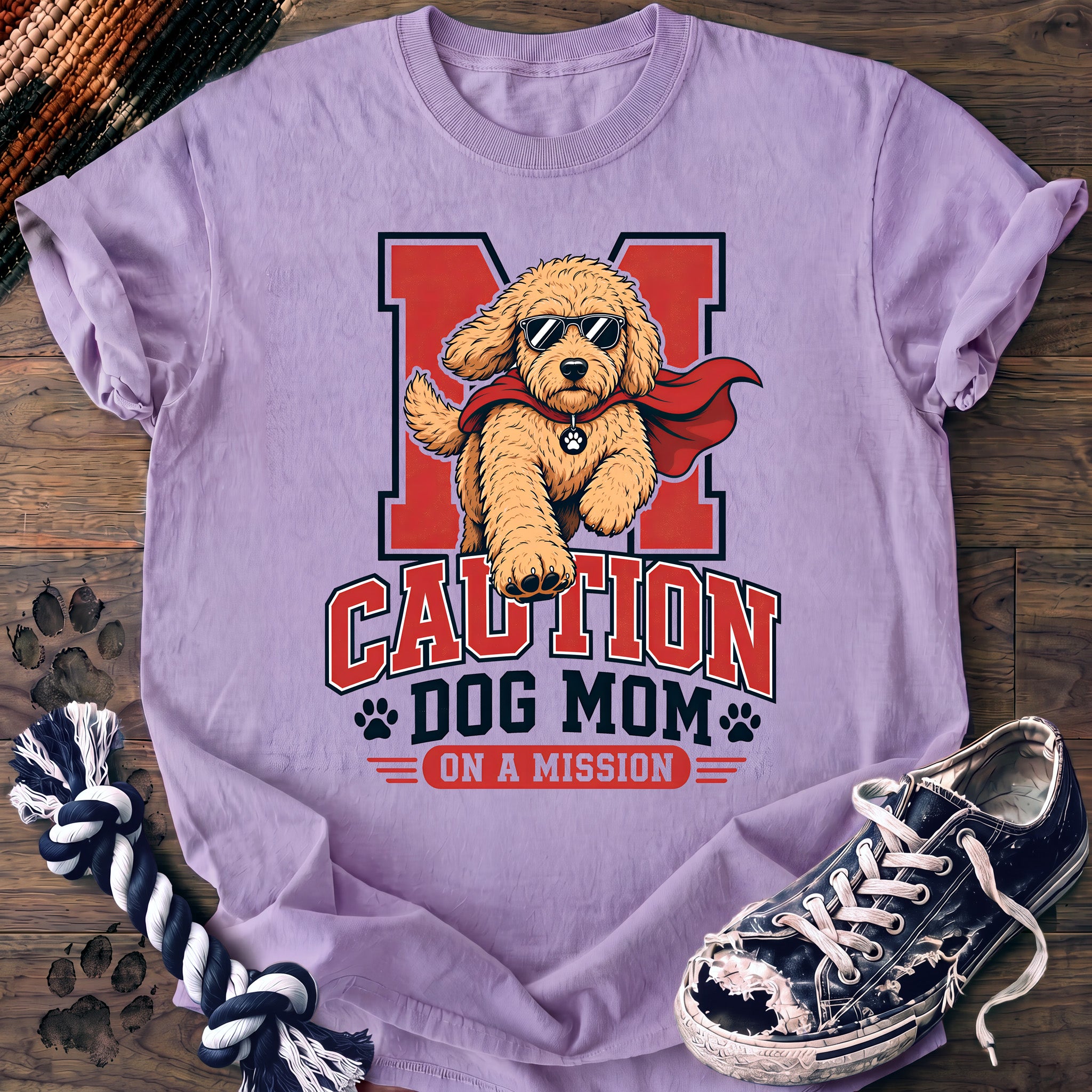 PAWSSION CLUB t-shirt in Orchid color - SKU PC-0136