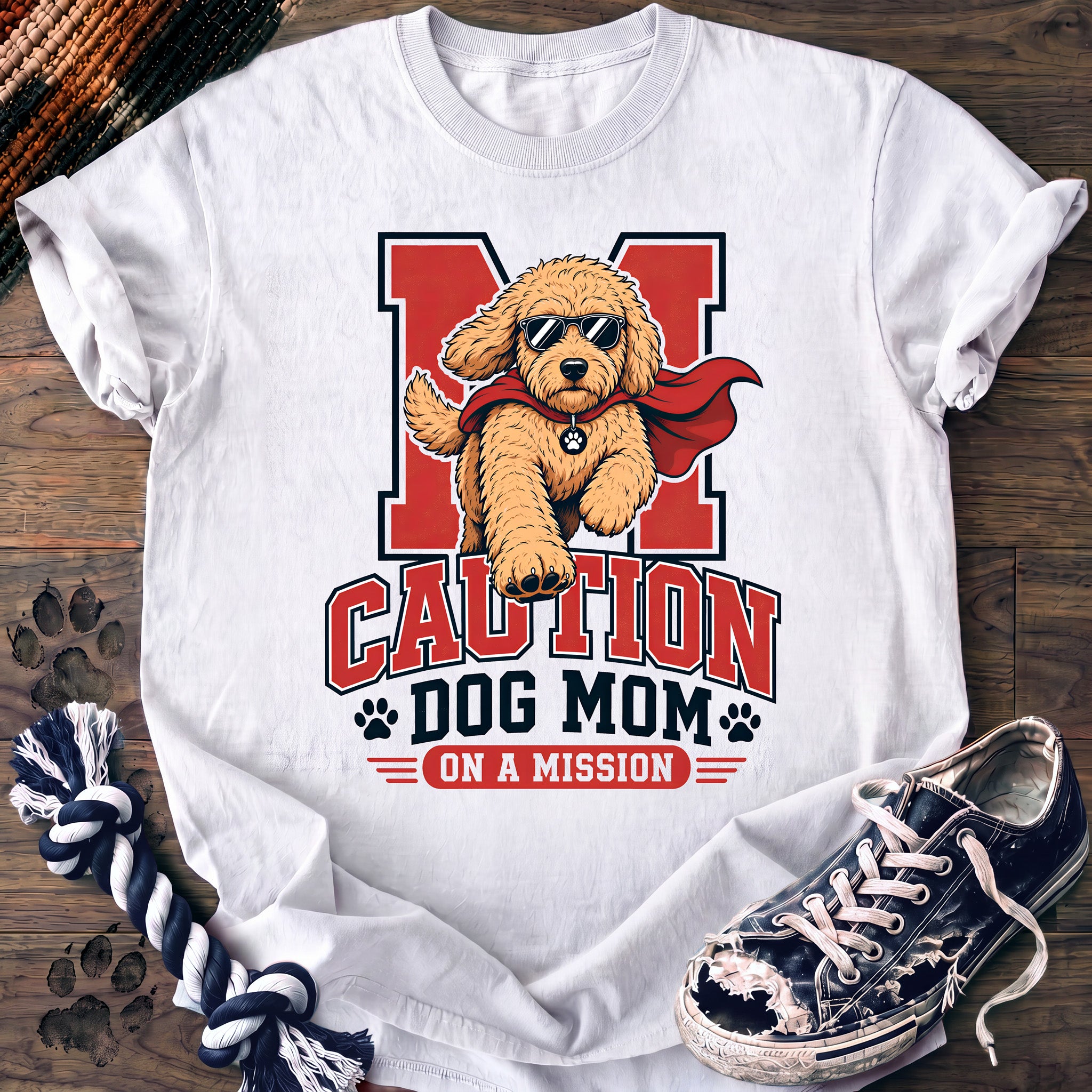 PAWSSION CLUB t-shirt in White color - SKU PC-0136