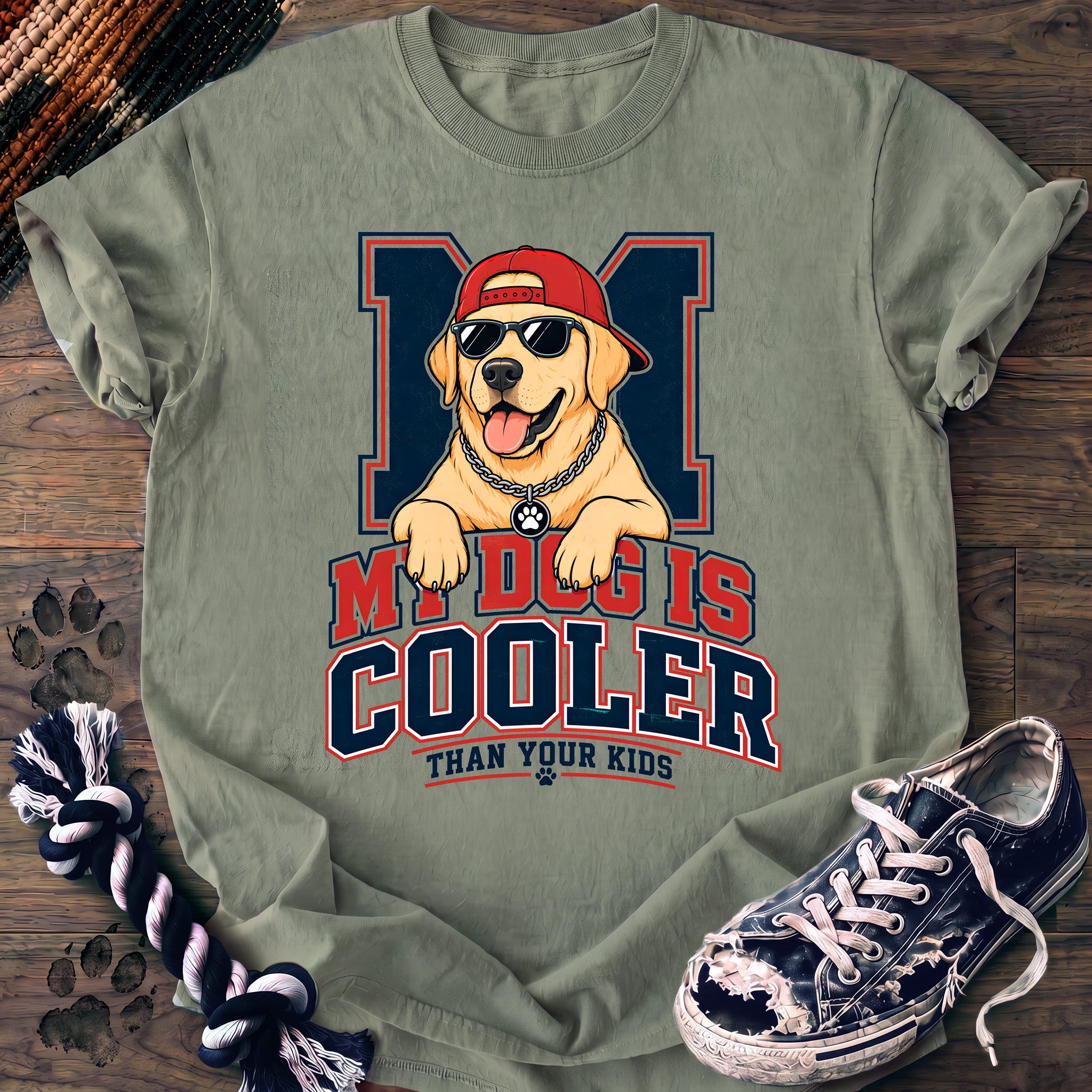 PAWSSION CLUB t-shirt in Bay color - SKU PC-0137