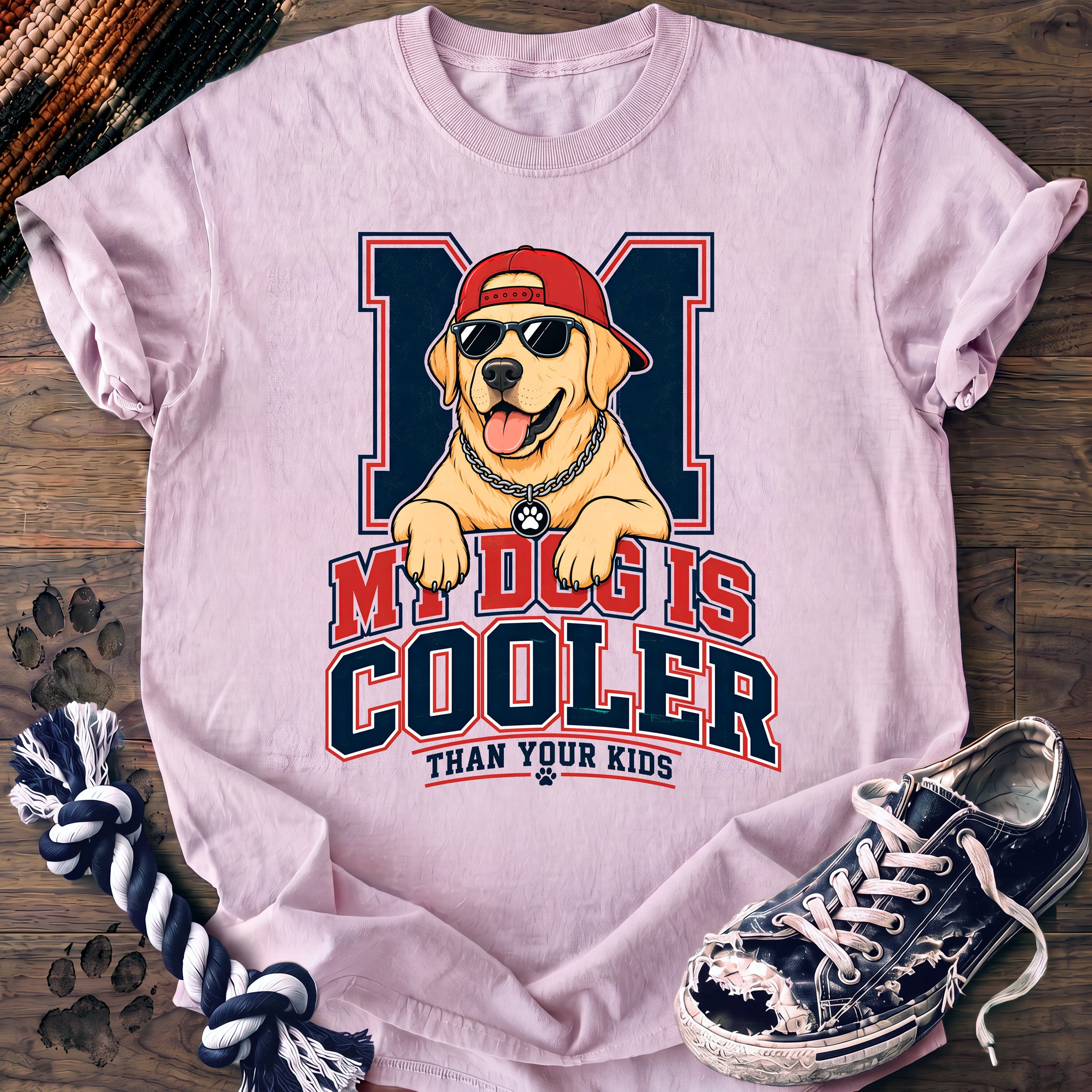 PAWSSION CLUB t-shirt in Blossom color - SKU PC-0137