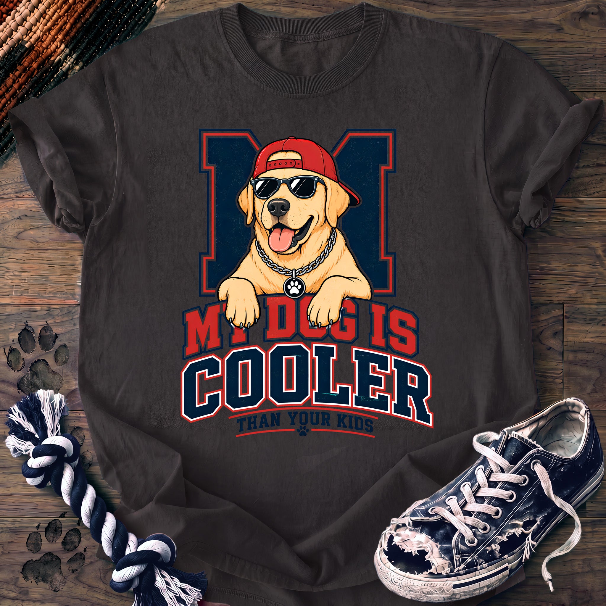 PAWSSION CLUB t-shirt in Graphite color - SKU PC-0137