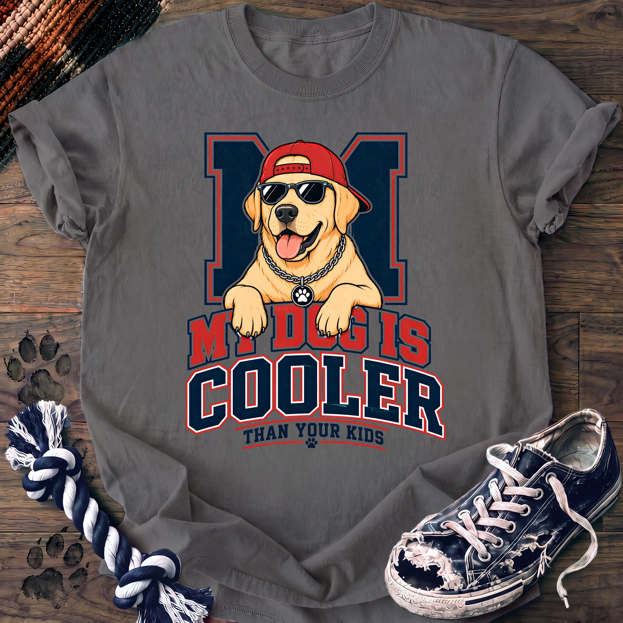PAWSSION CLUB t-shirt in Grey color - SKU PC-0137