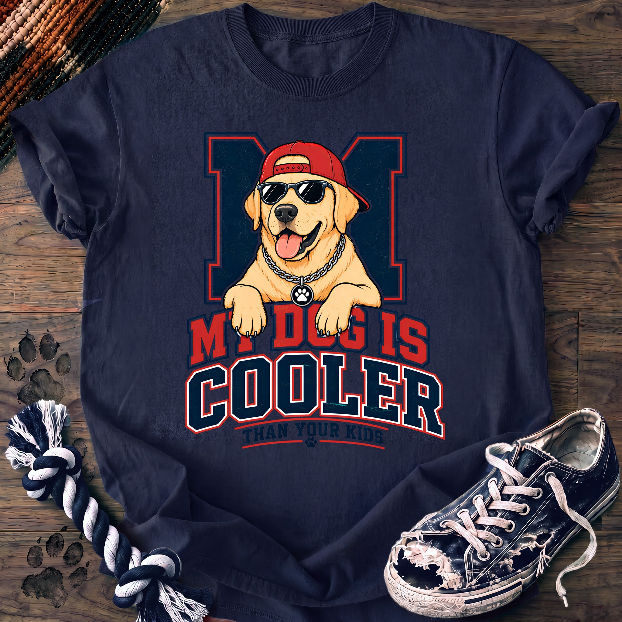 PAWSSION CLUB t-shirt in Navy color - SKU PC-0137