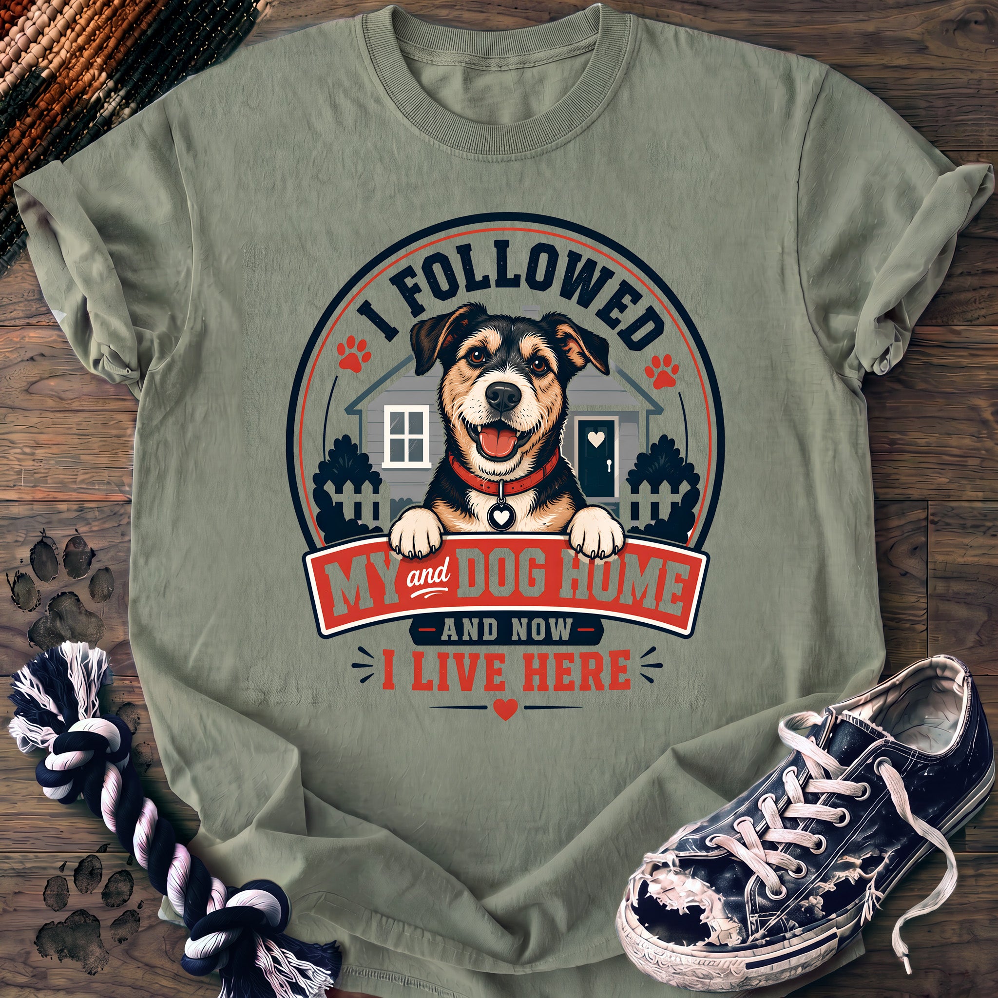 PAWSSION CLUB t-shirt in Bay color - SKU PC-0139