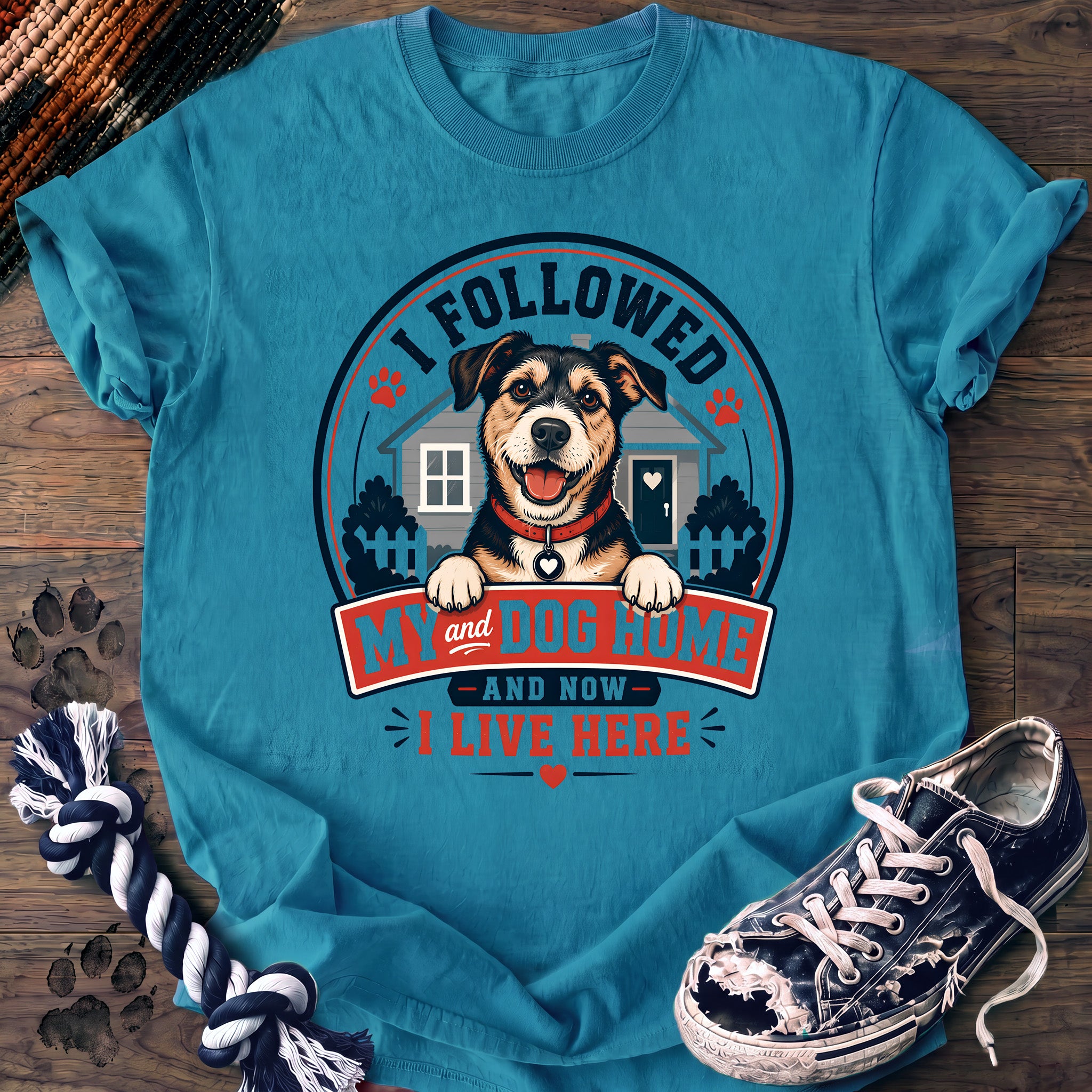 PAWSSION CLUB t-shirt in Sapphire color - SKU PC-0139