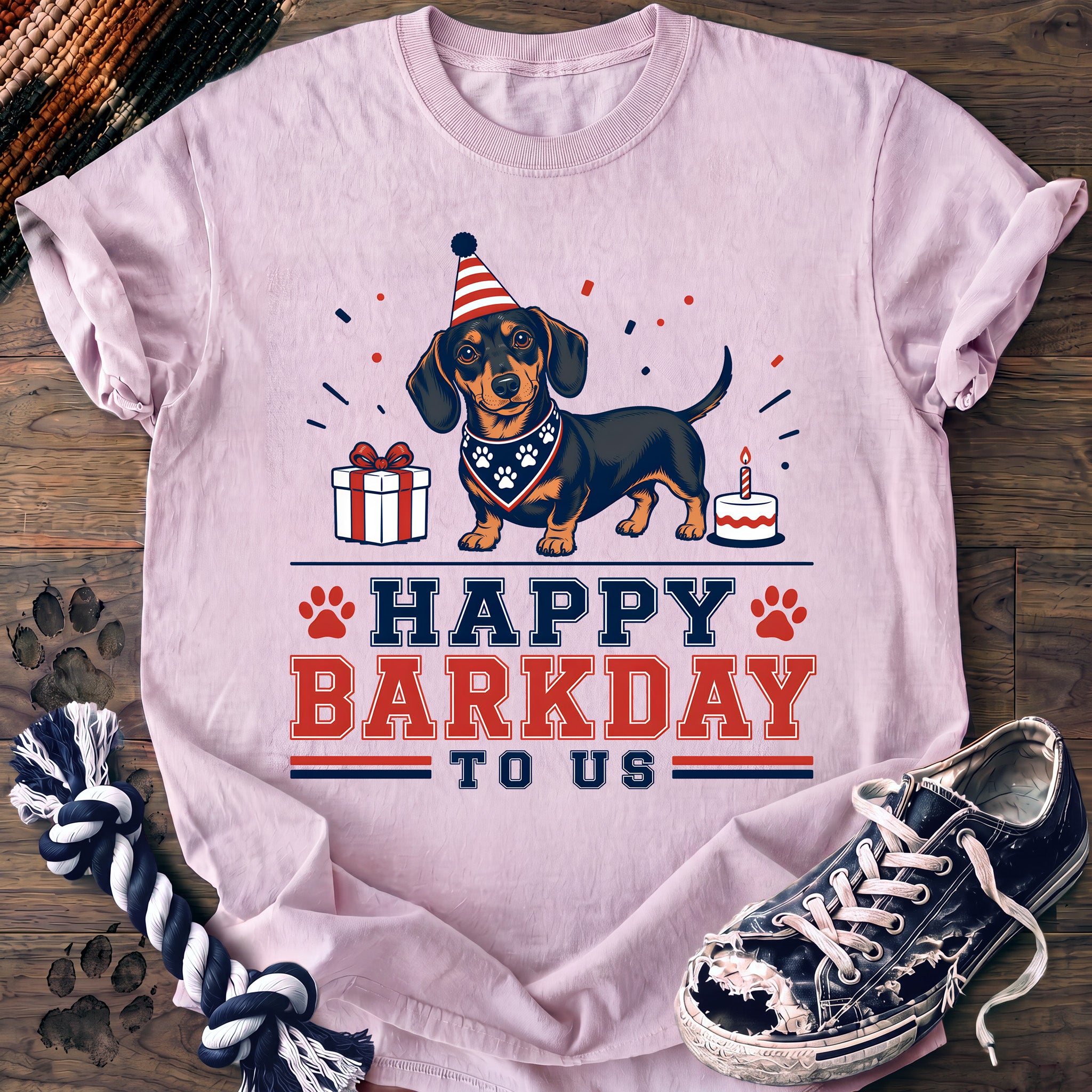 PAWSSION CLUB t-shirt in Blossom color - SKU PC-0141