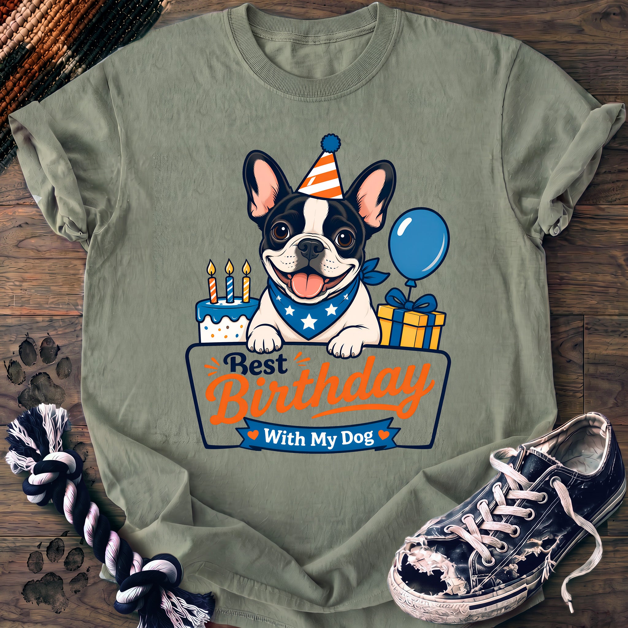 PAWSSION CLUB t-shirt in Bay color - SKU PC-0142