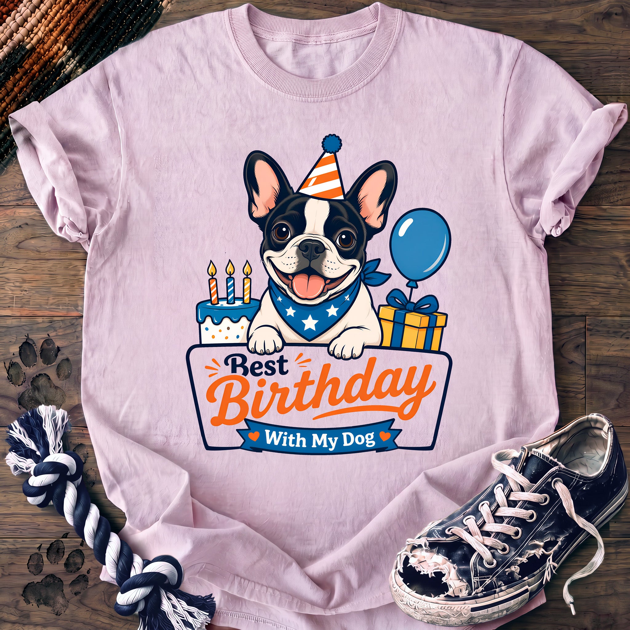 PAWSSION CLUB t-shirt in Blossom color - SKU PC-0142