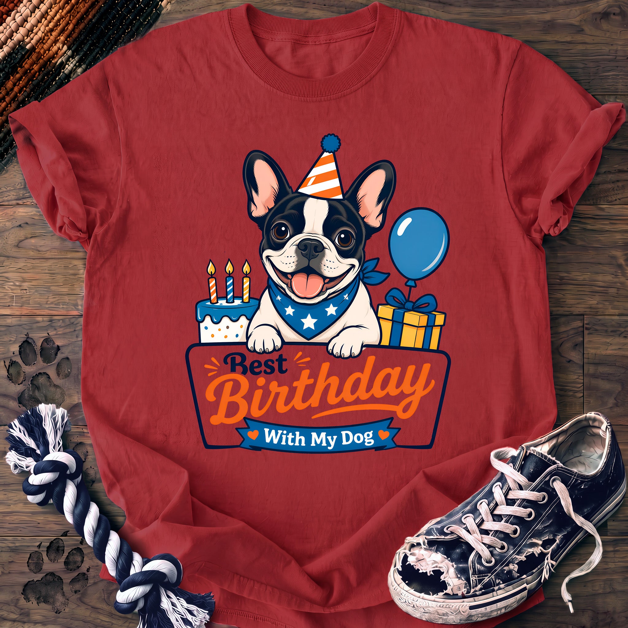 PAWSSION CLUB t-shirt in Watermelon color - SKU PC-0142
