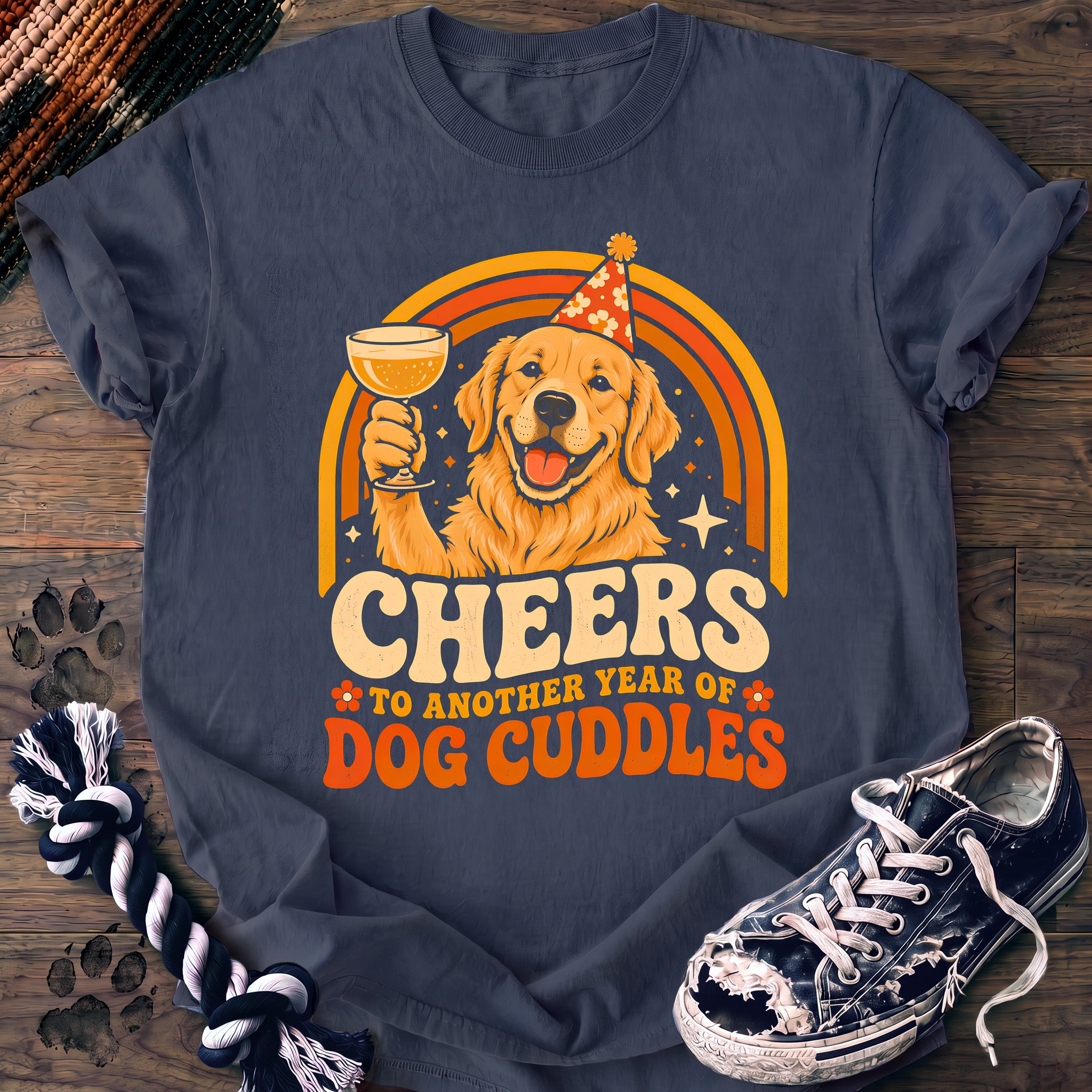 PAWSSION CLUB t-shirt in BlueJean color - SKU PC-0143