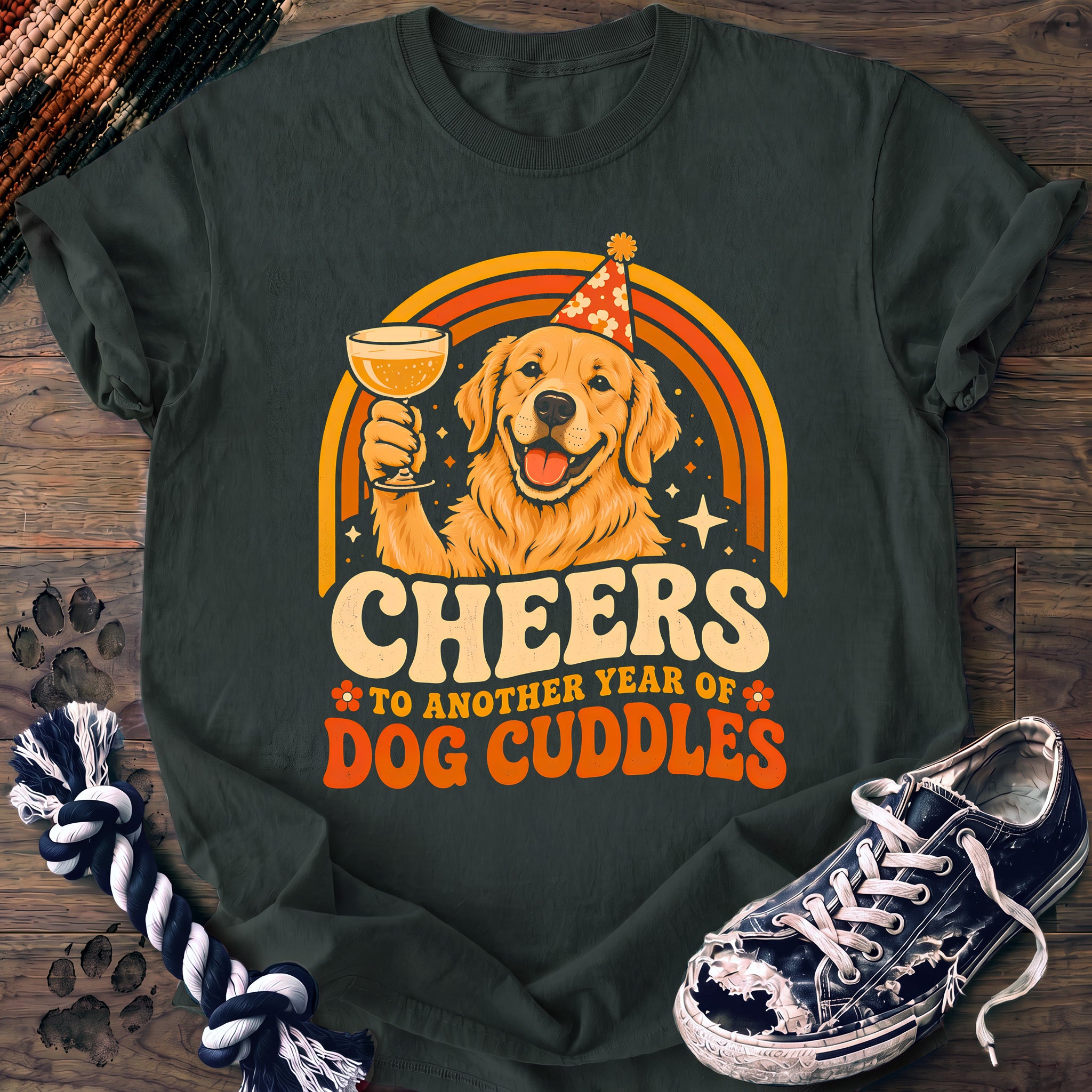 PAWSSION CLUB t-shirt in BlueSpruce color - SKU PC-0143