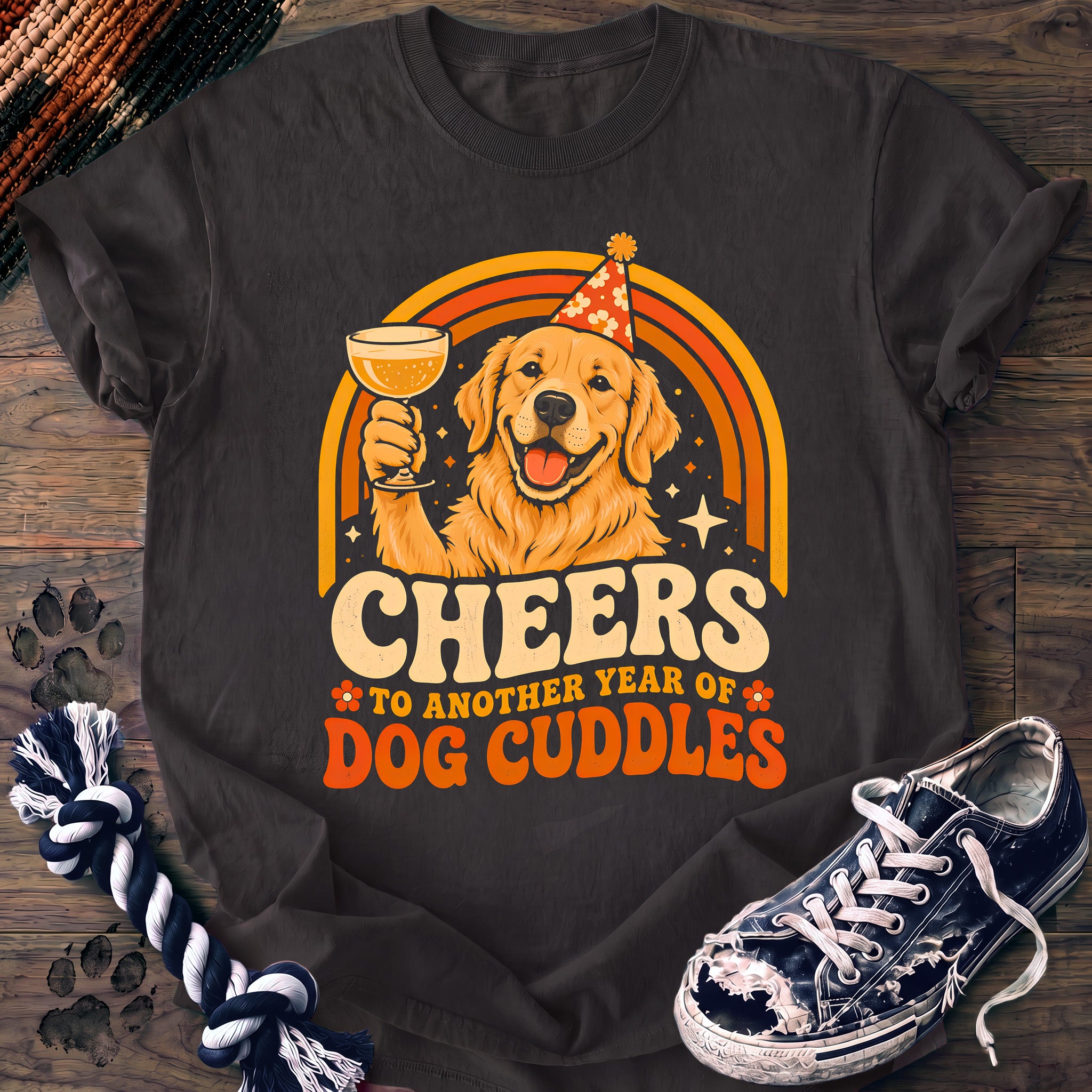 PAWSSION CLUB t-shirt in Graphite color - SKU PC-0143