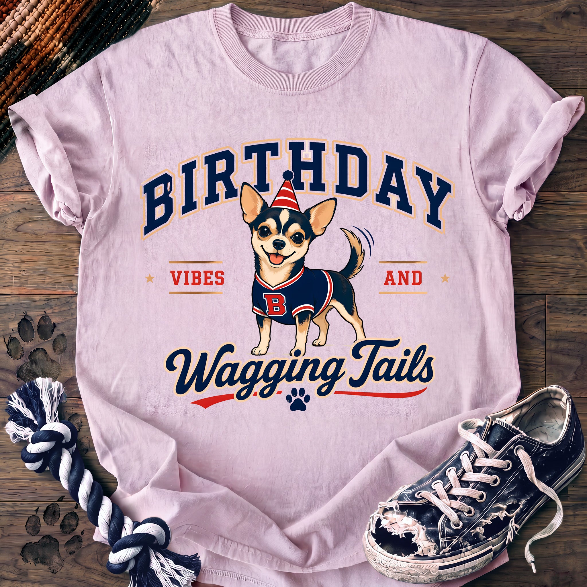 PAWSSION CLUB t-shirt in Blossom color - SKU PC-0144