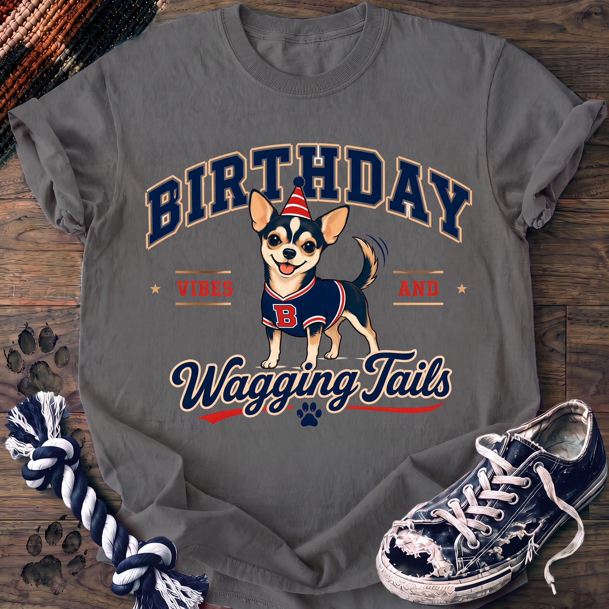 PAWSSION CLUB t-shirt in Grey color - SKU PC-0144