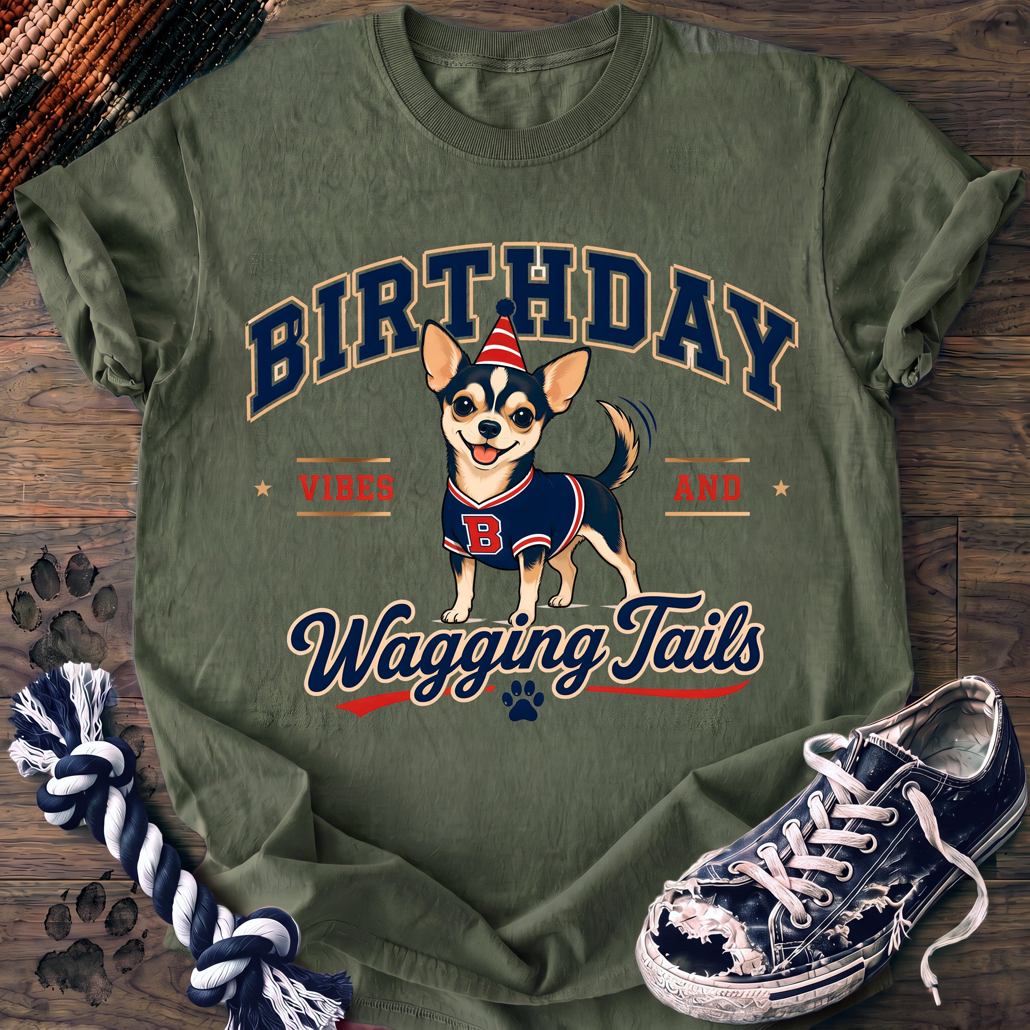 PAWSSION CLUB t-shirt in LightGreen color - SKU PC-0144