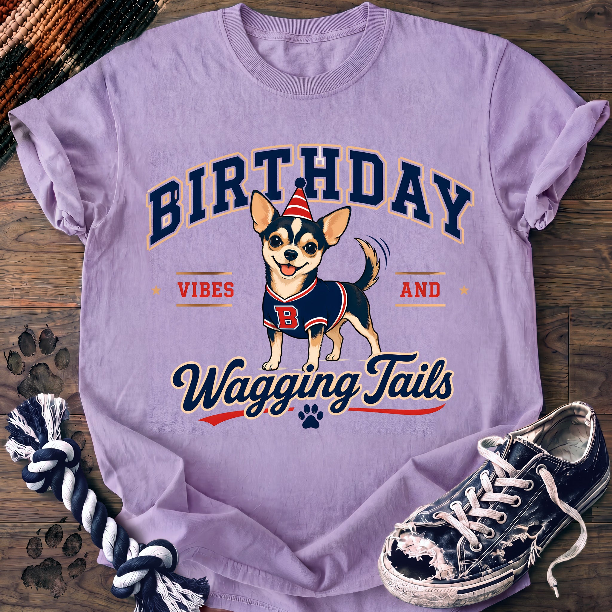 PAWSSION CLUB t-shirt in Orchid color - SKU PC-0144