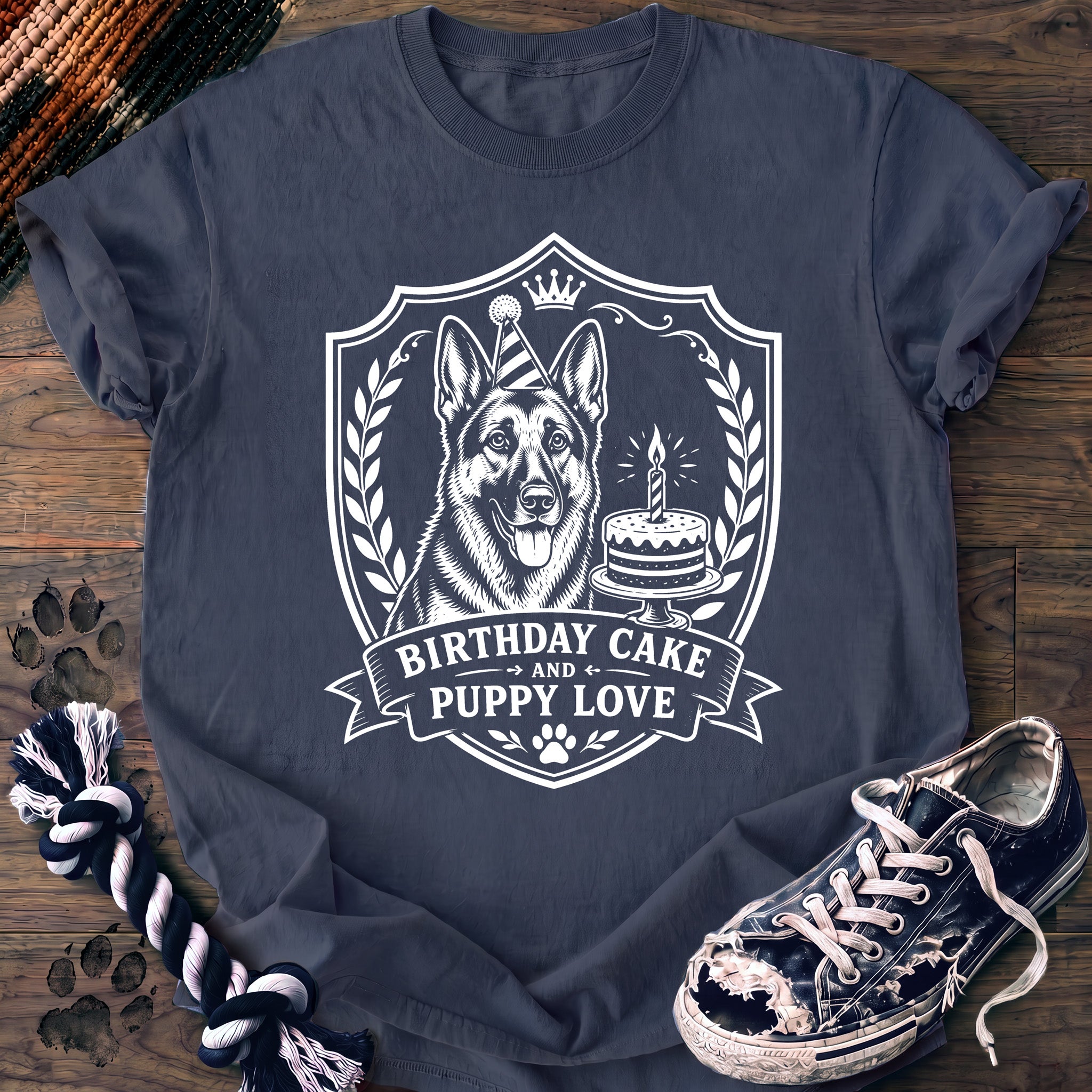 PAWSSION CLUB t-shirt in BlueJean color - SKU PC-0145