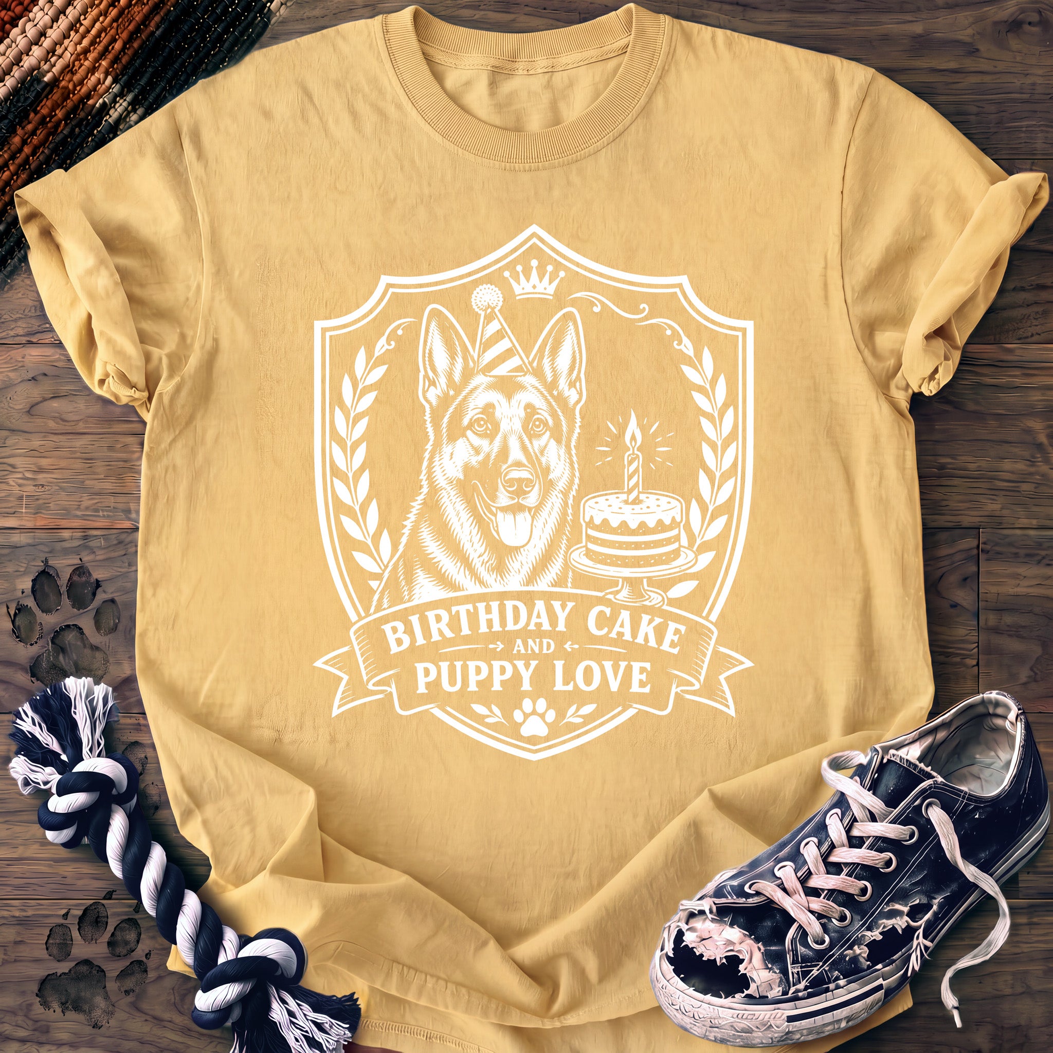 PAWSSION CLUB t-shirt in Butter color - SKU PC-0145