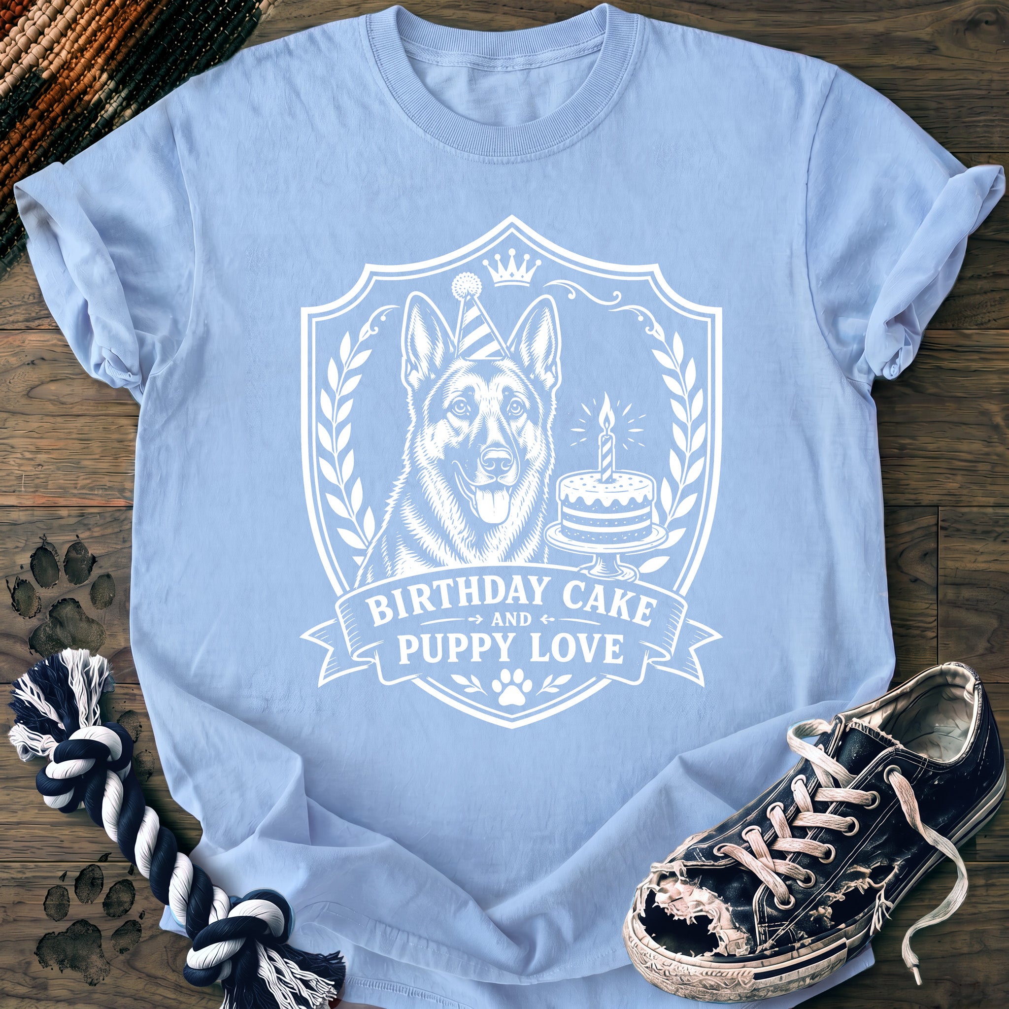 PAWSSION CLUB t-shirt in Chambray color - SKU PC-0145
