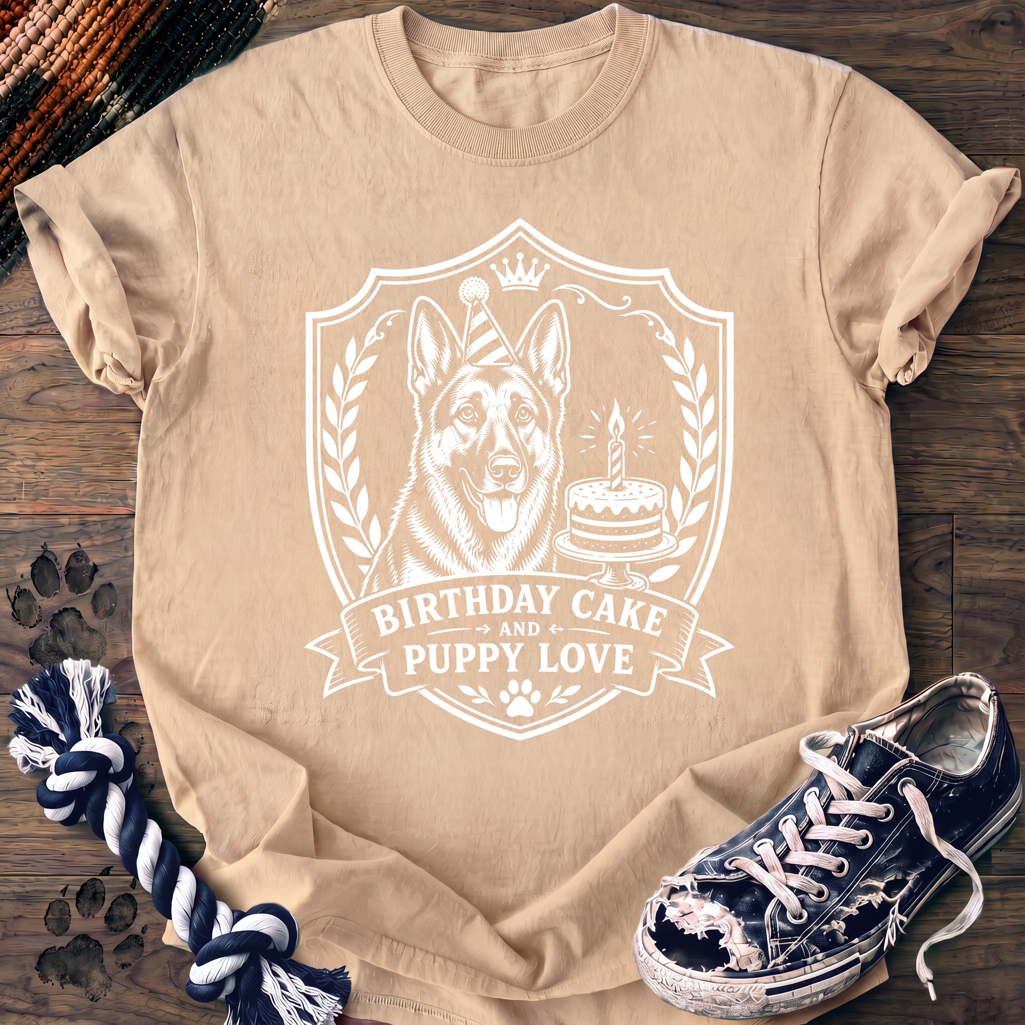 PAWSSION CLUB t-shirt in Ivory color - SKU PC-0145