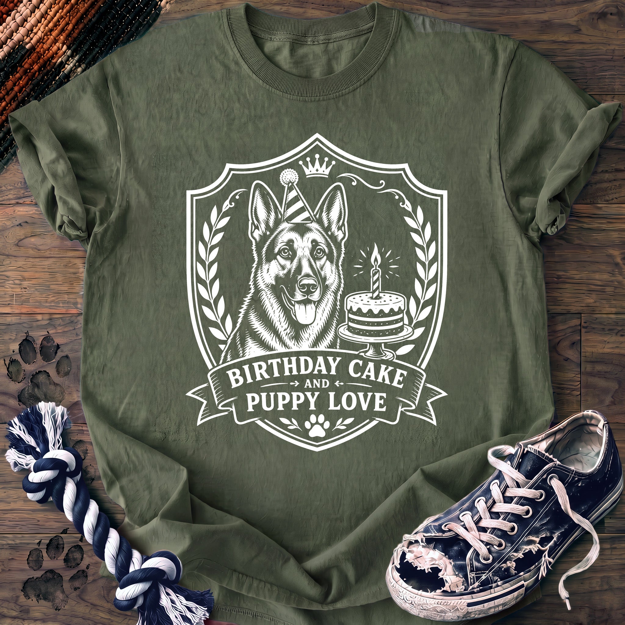 PAWSSION CLUB t-shirt in LightGreen color - SKU PC-0145