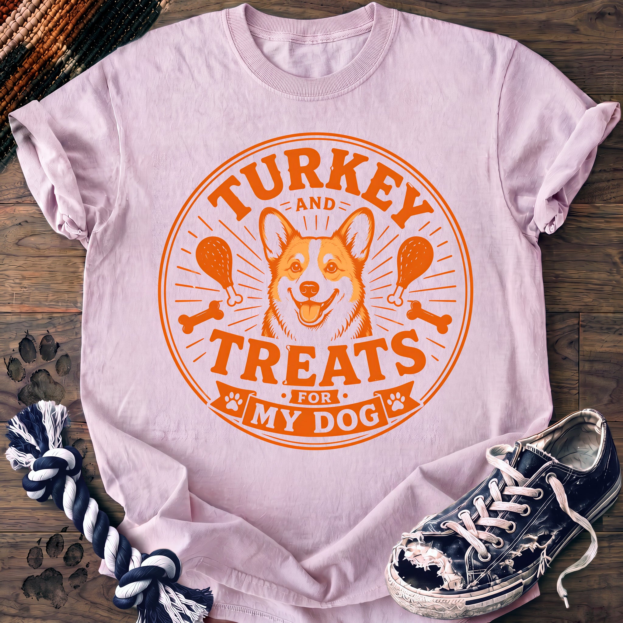 PAWSSION CLUB t-shirt in Blossom color - SKU PC-0146