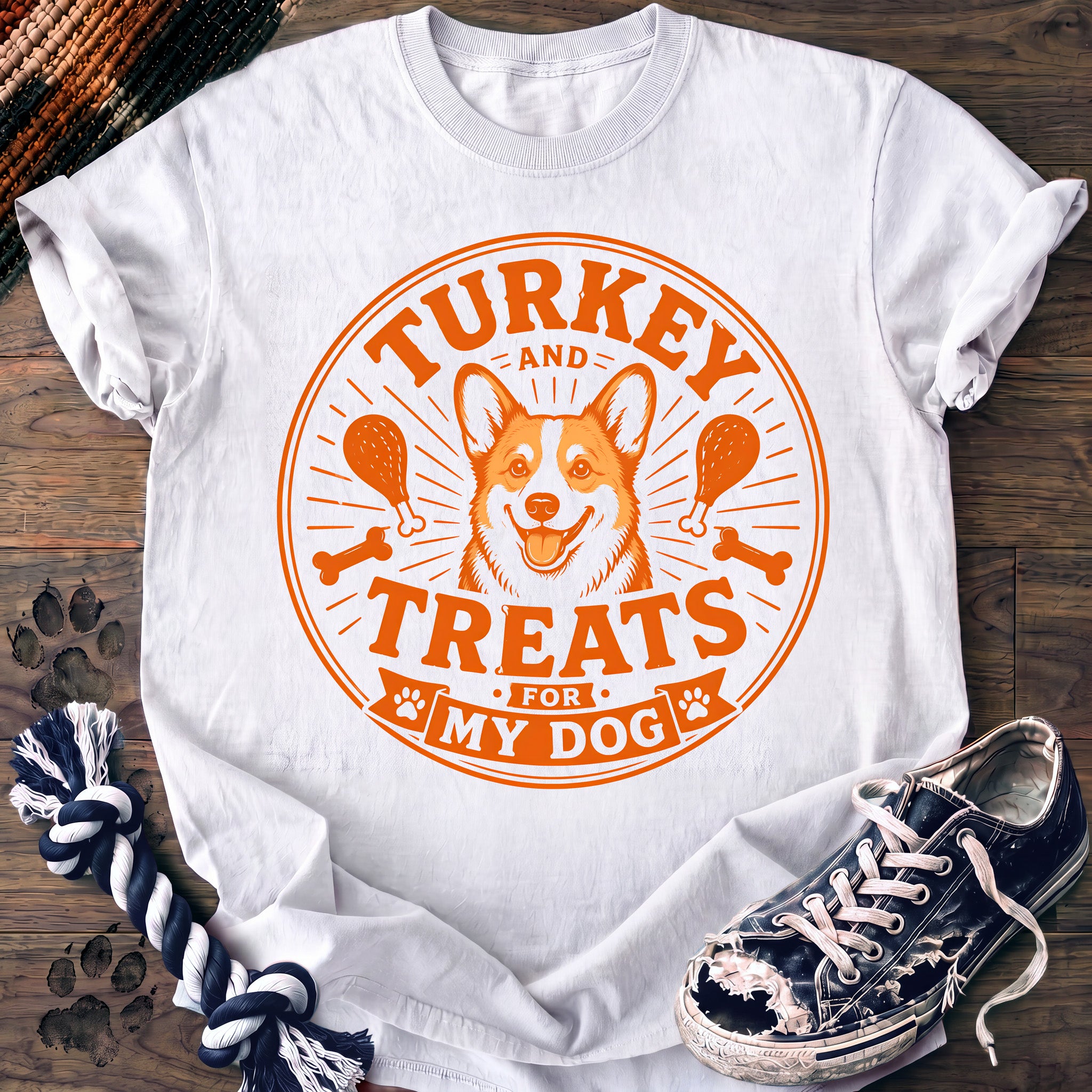 PAWSSION CLUB t-shirt in White color - SKU PC-0146