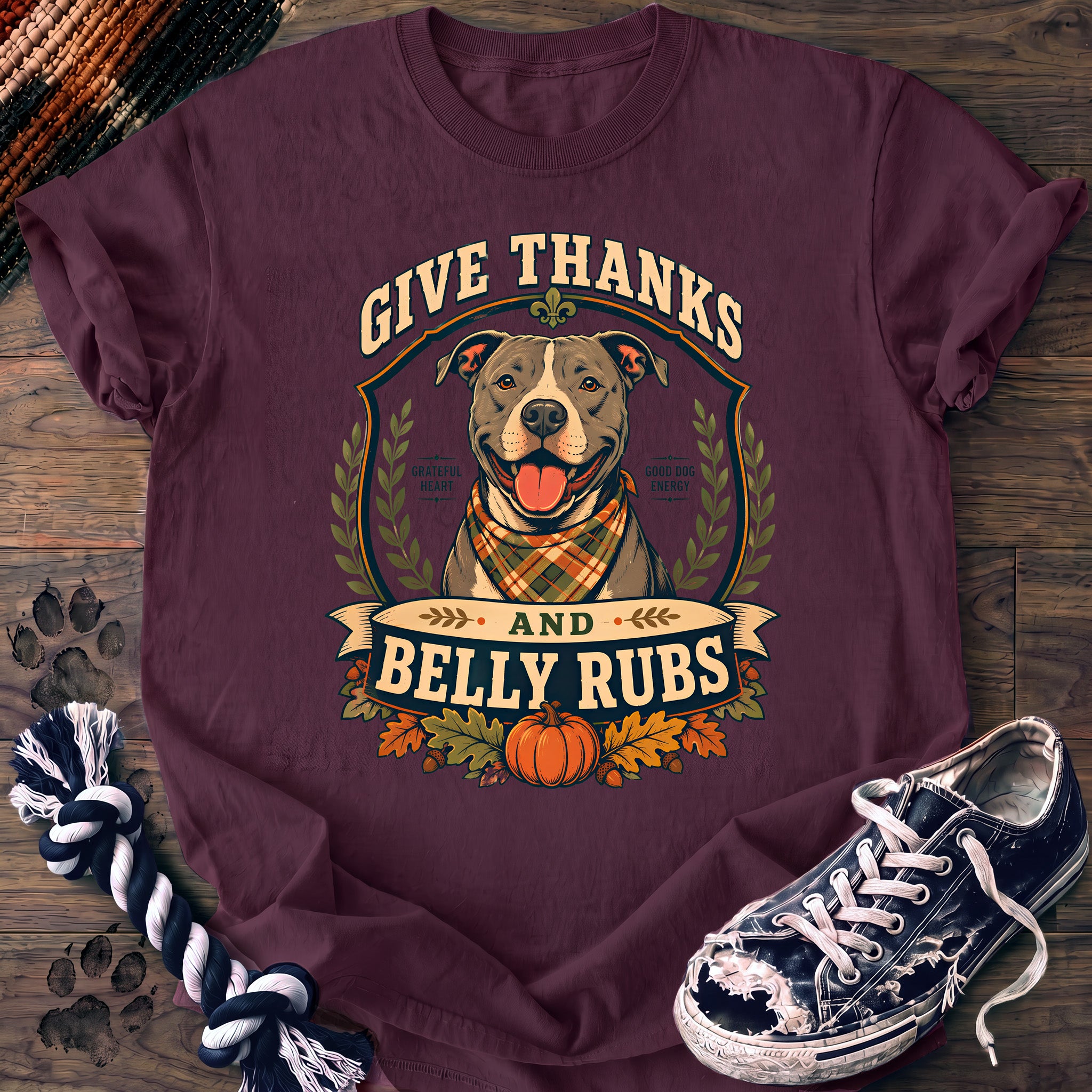 PAWSSION CLUB t-shirt in Berry color - SKU PC-0147