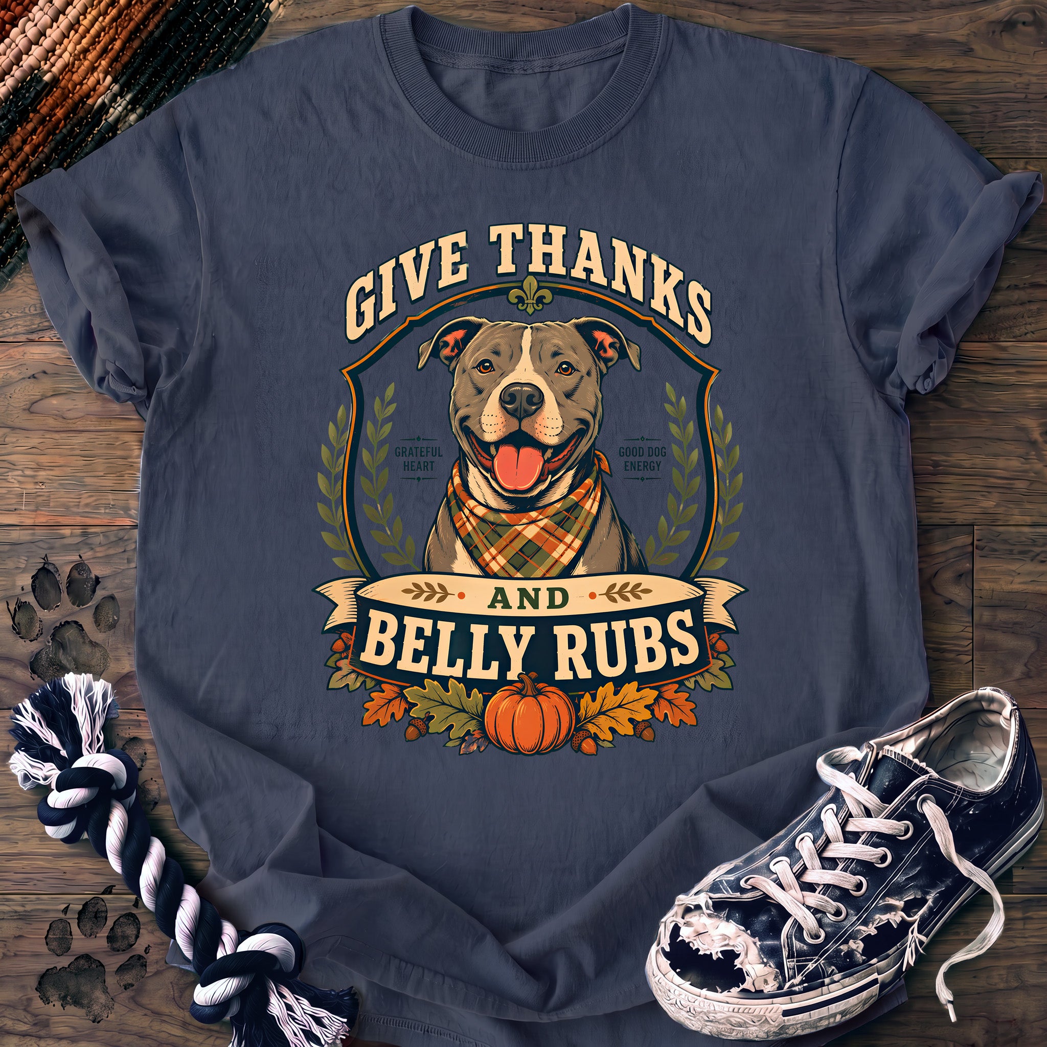 PAWSSION CLUB t-shirt in BlueJean color - SKU PC-0147