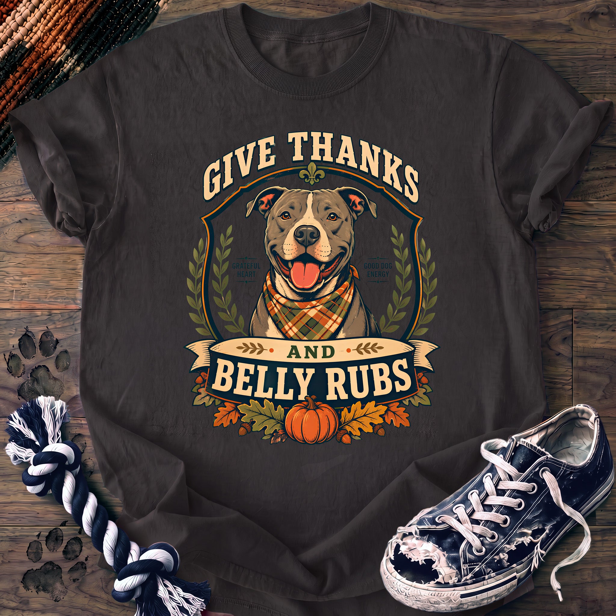 PAWSSION CLUB t-shirt in Graphite color - SKU PC-0147