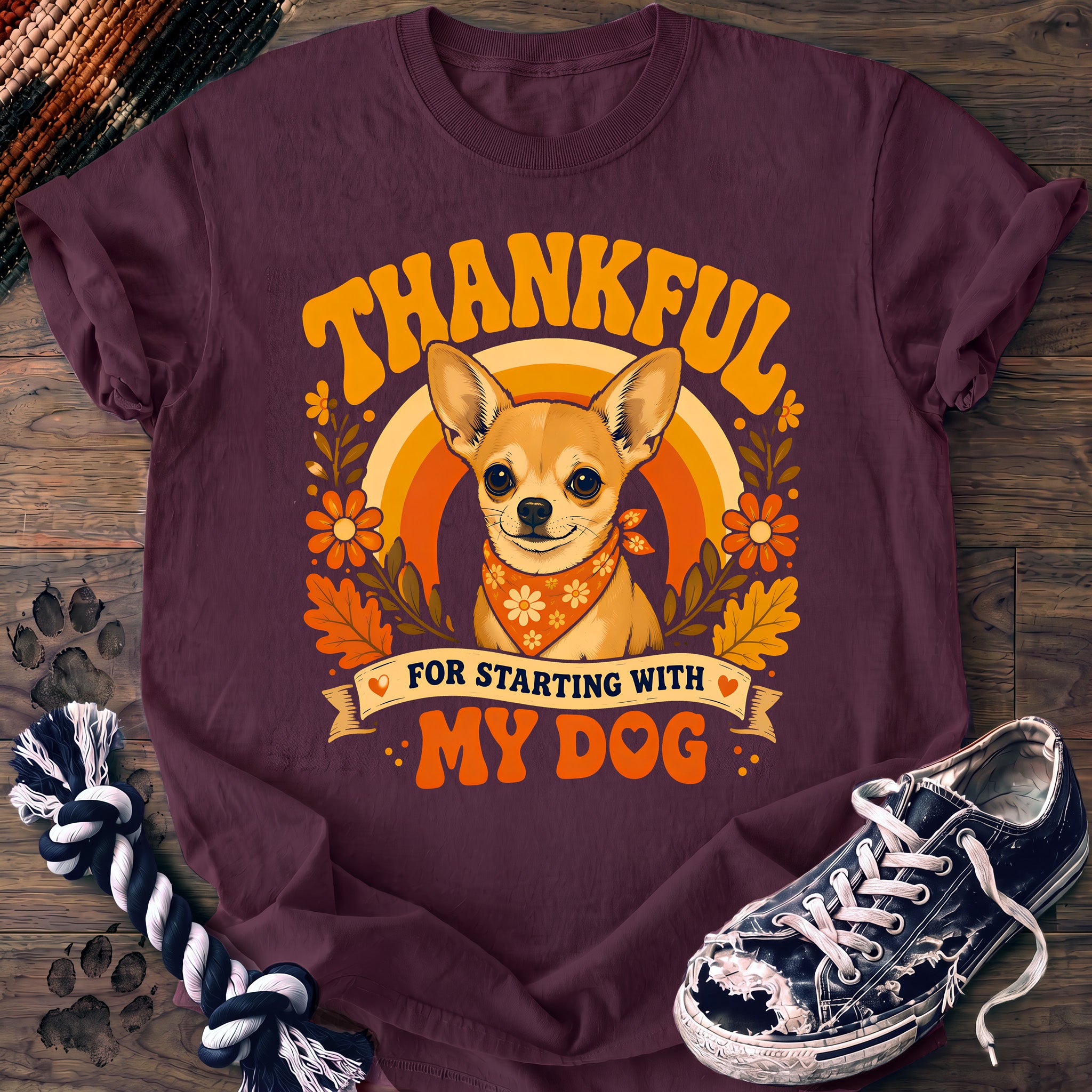 PAWSSION CLUB t-shirt in Berry color - SKU PC-0149