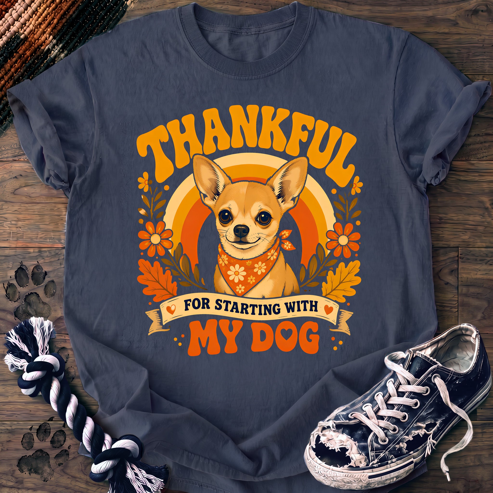 PAWSSION CLUB t-shirt in BlueJean color - SKU PC-0149