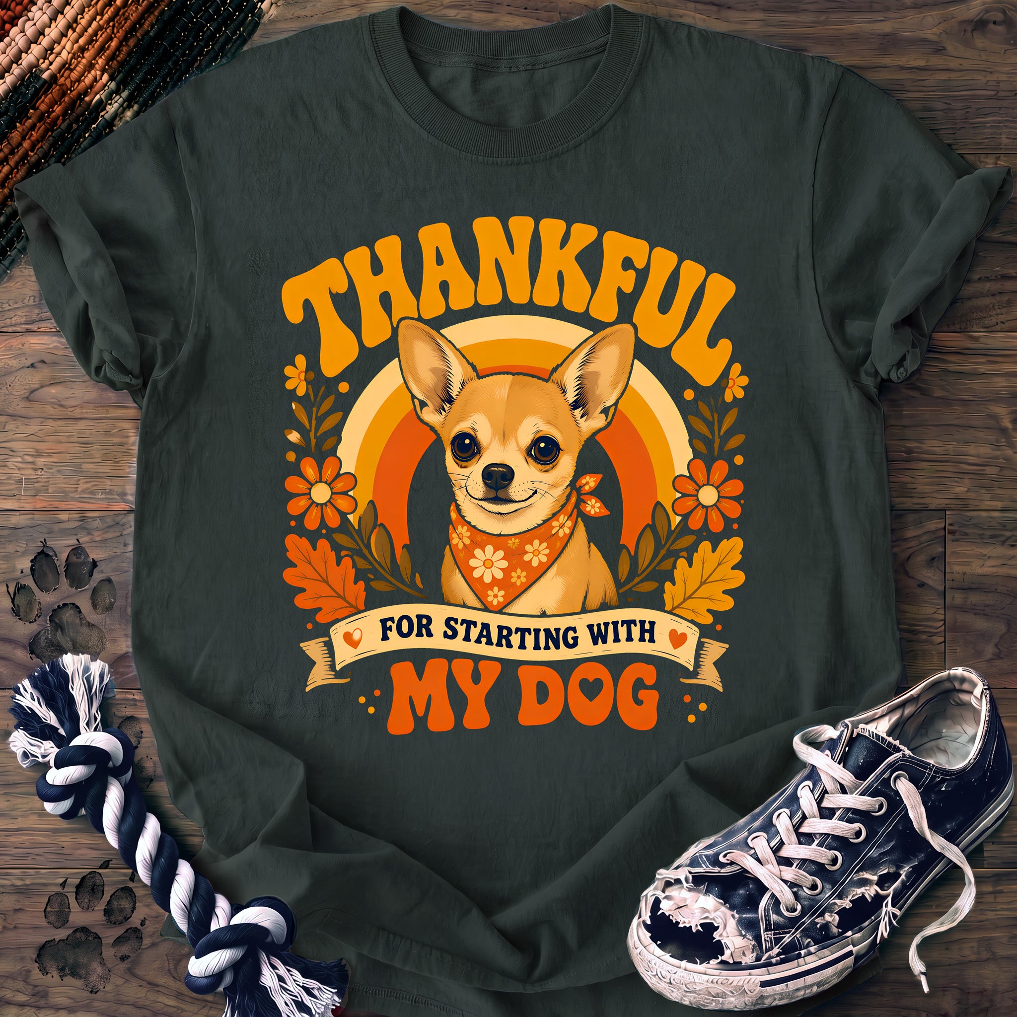 PAWSSION CLUB t-shirt in BlueSpruce color - SKU PC-0149