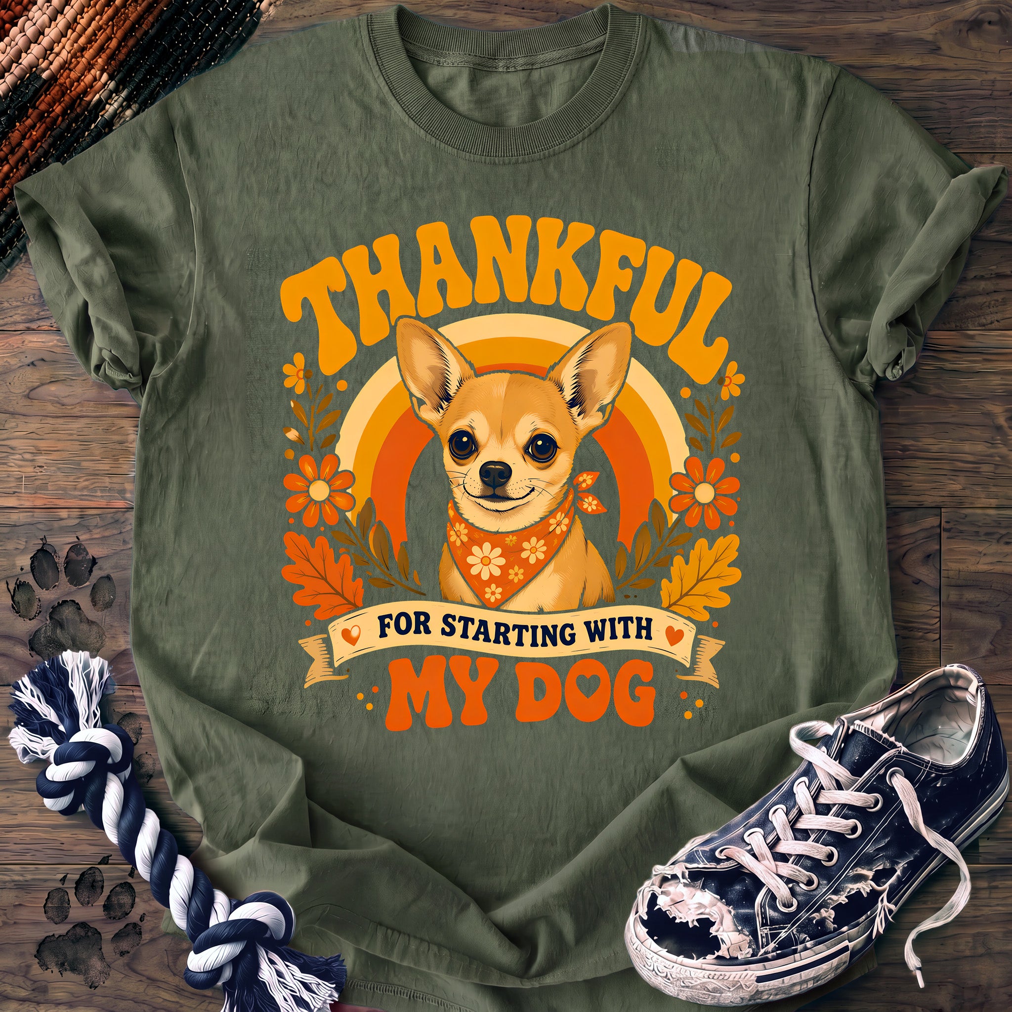 PAWSSION CLUB t-shirt in LightGreen color - SKU PC-0149