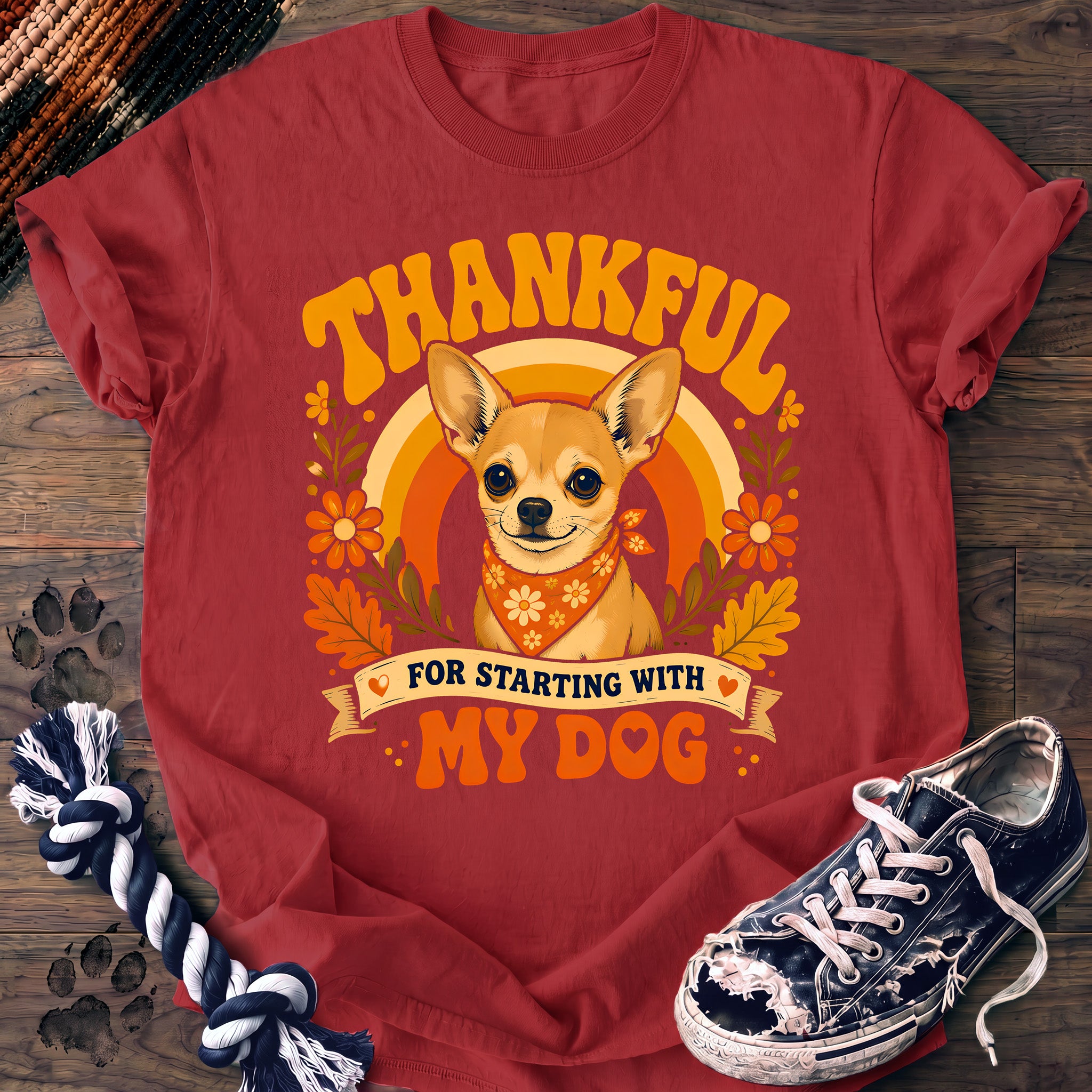 PAWSSION CLUB t-shirt in Watermelon color - SKU PC-0149
