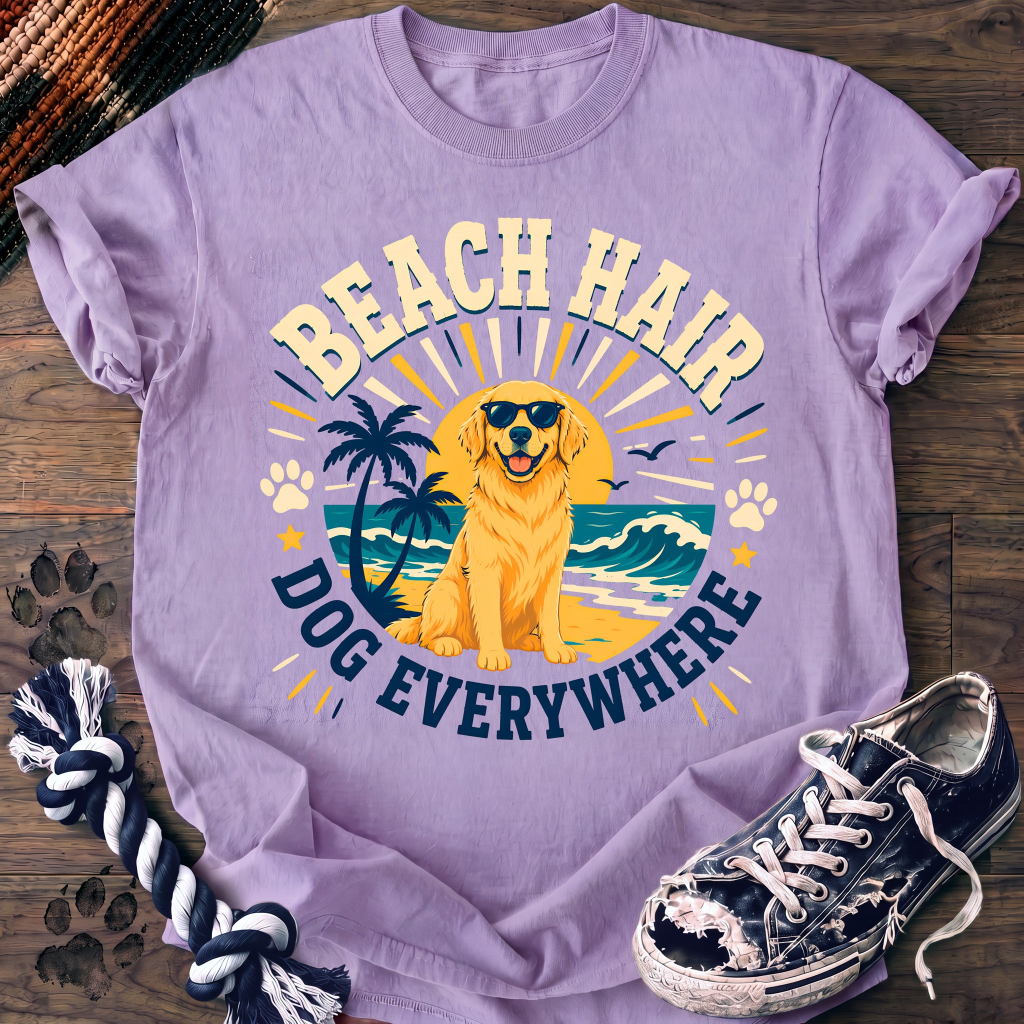 PAWSSION CLUB t-shirt in Orchid color - SKU PC-014