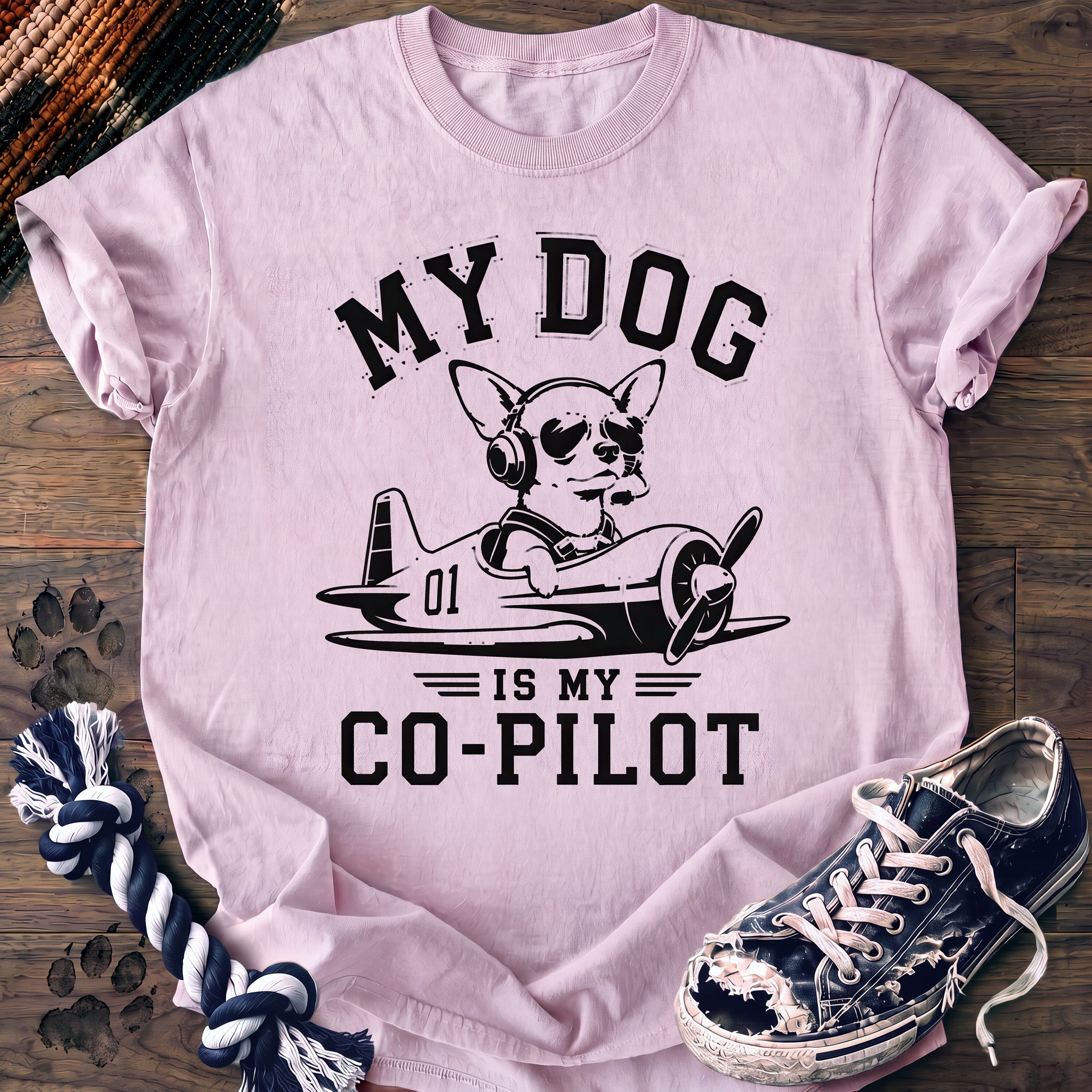 PAWSSION CLUB t-shirt in Blossom color - SKU PC-0151