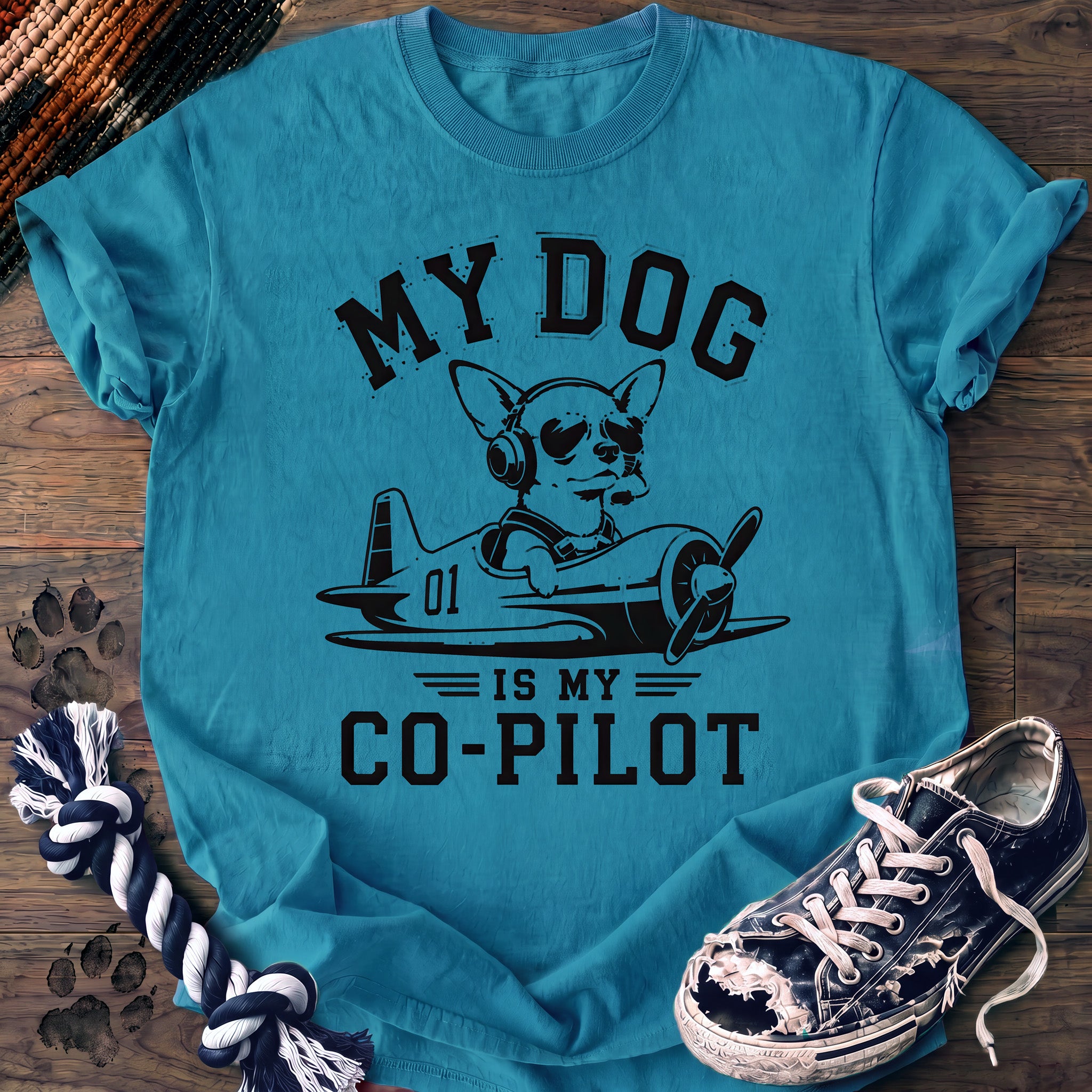 PAWSSION CLUB t-shirt in Sapphire color - SKU PC-0151