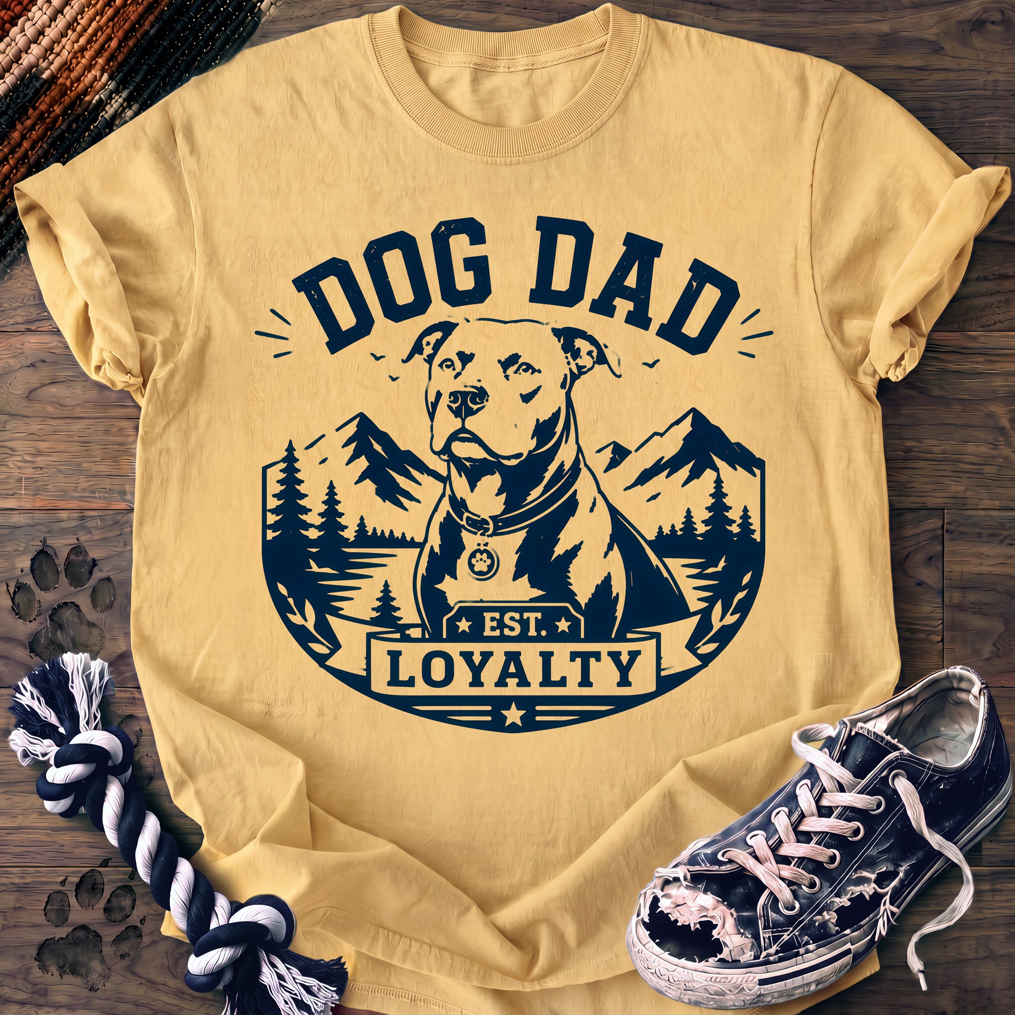 PAWSSION CLUB t-shirt in Butter color - SKU PC-0152