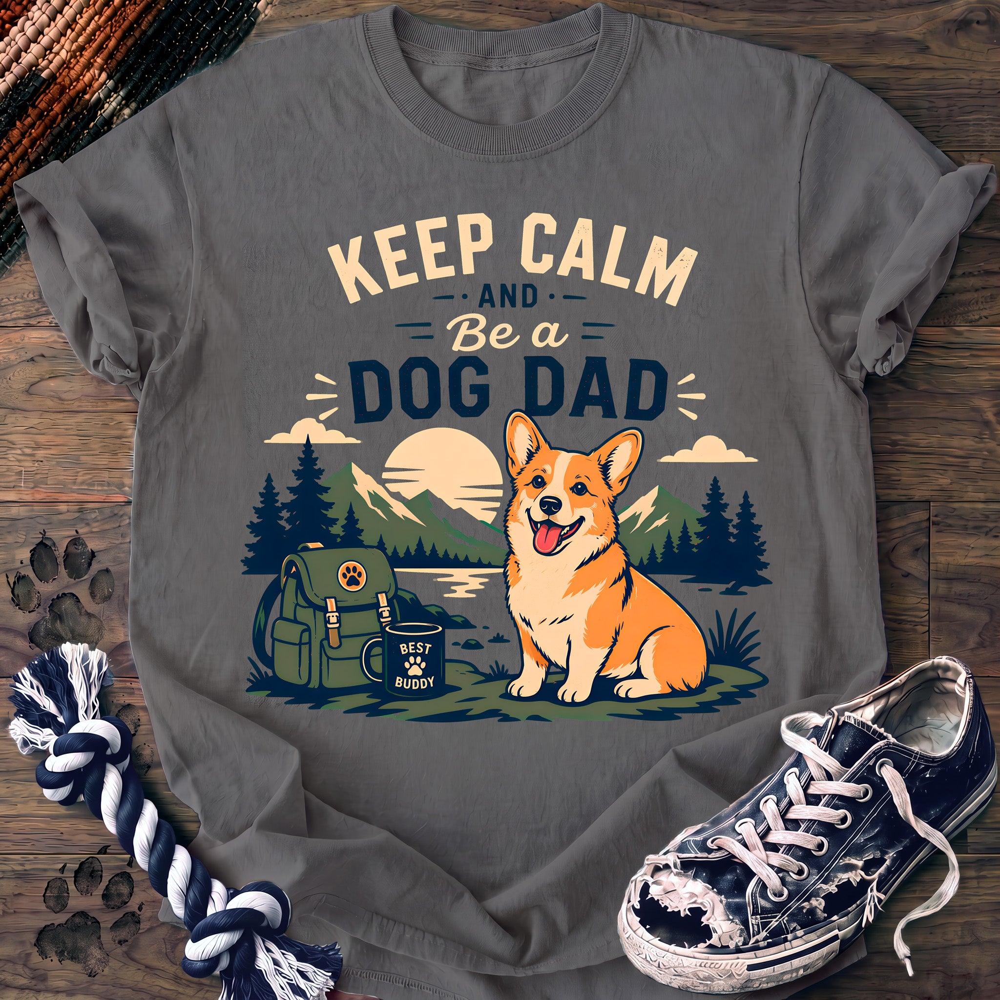 PAWSSION CLUB t-shirt in Grey color - SKU PC-0153