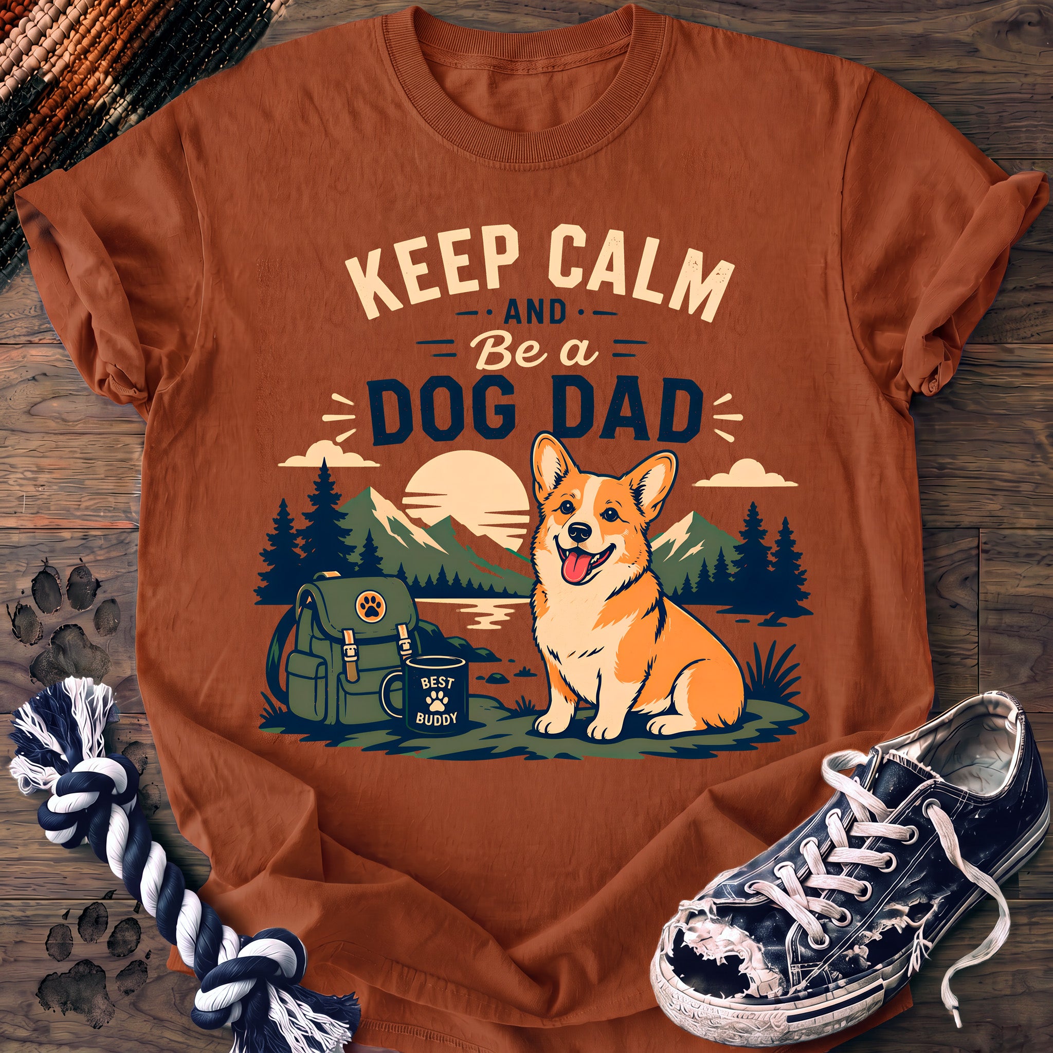 PAWSSION CLUB t-shirt in Yam color - SKU PC-0153