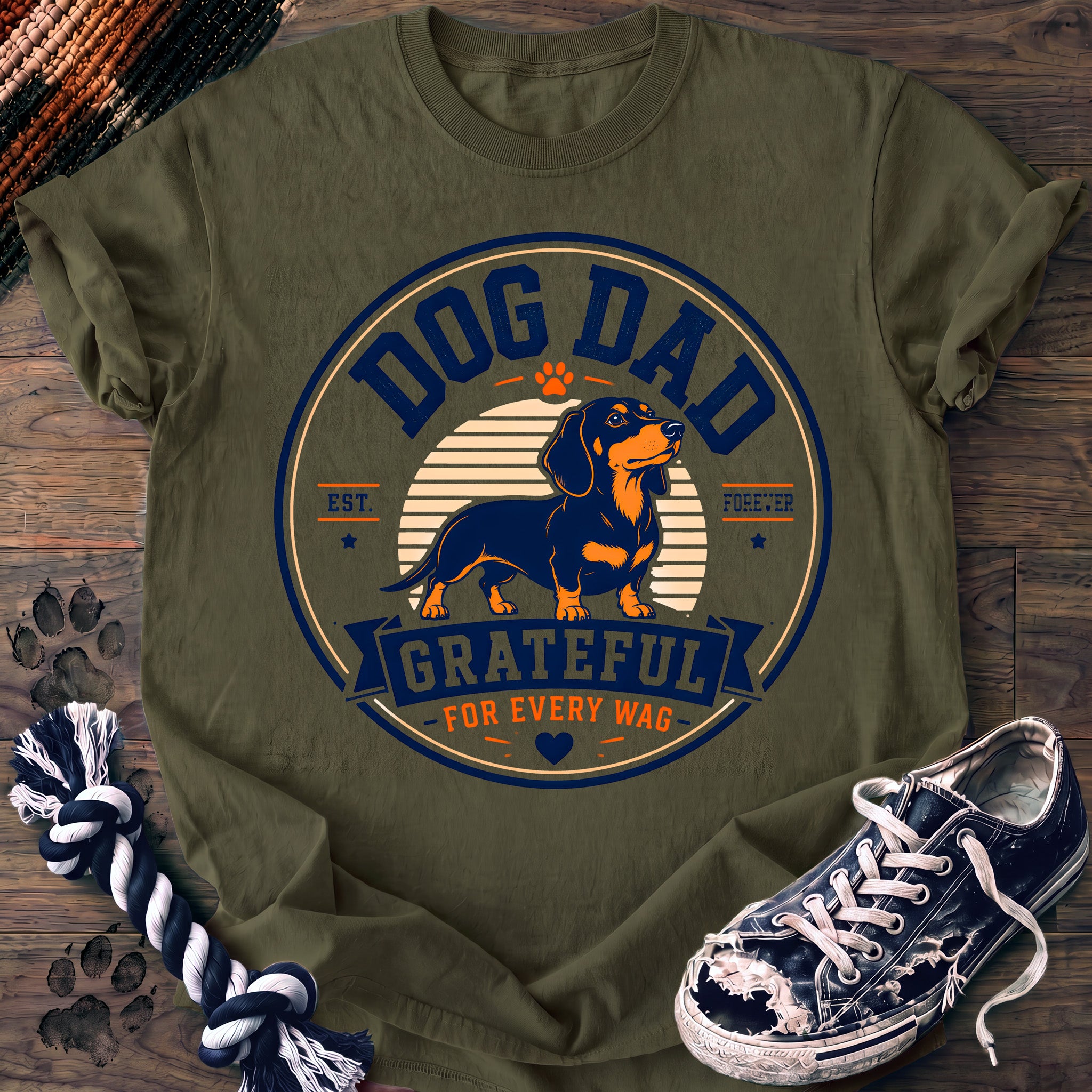 PAWSSION CLUB t-shirt in Moss color - SKU PC-0154
