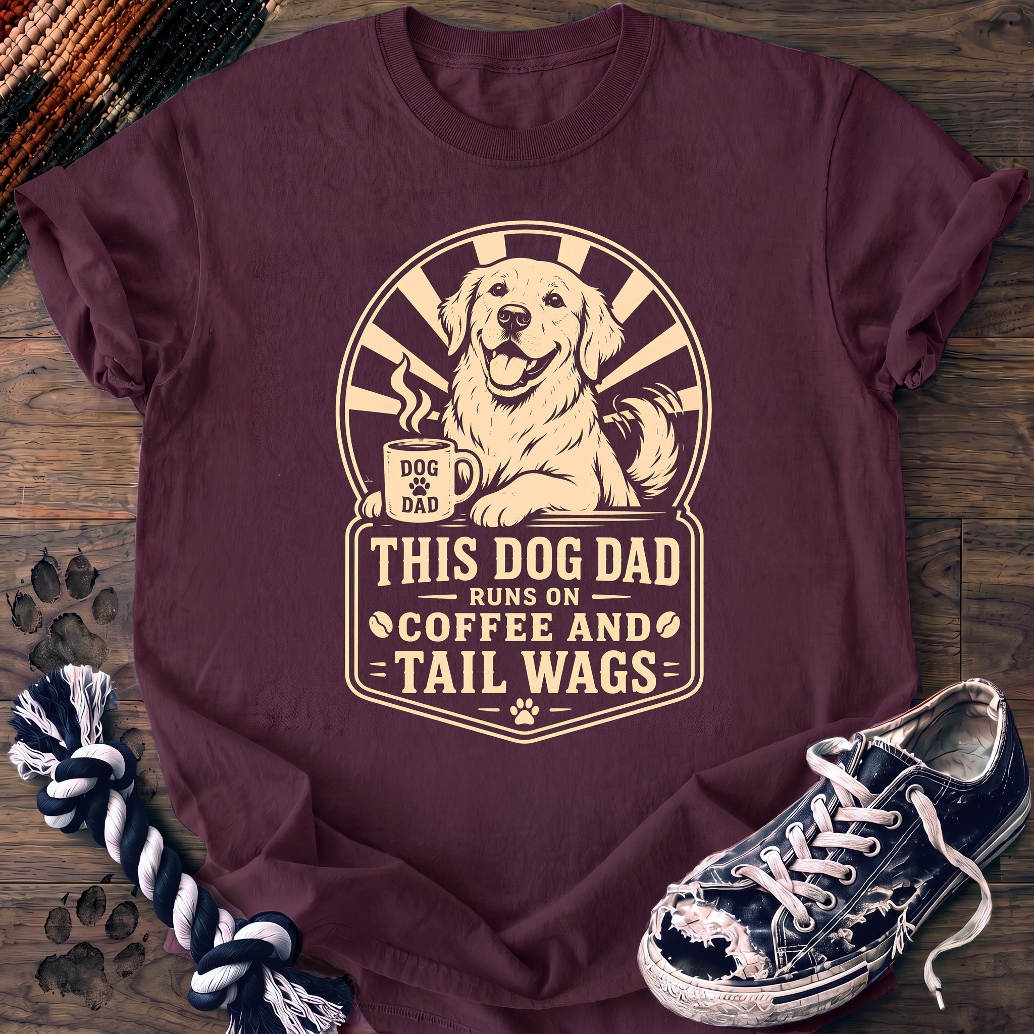 PAWSSION CLUB t-shirt in Berry color - SKU PC-0155