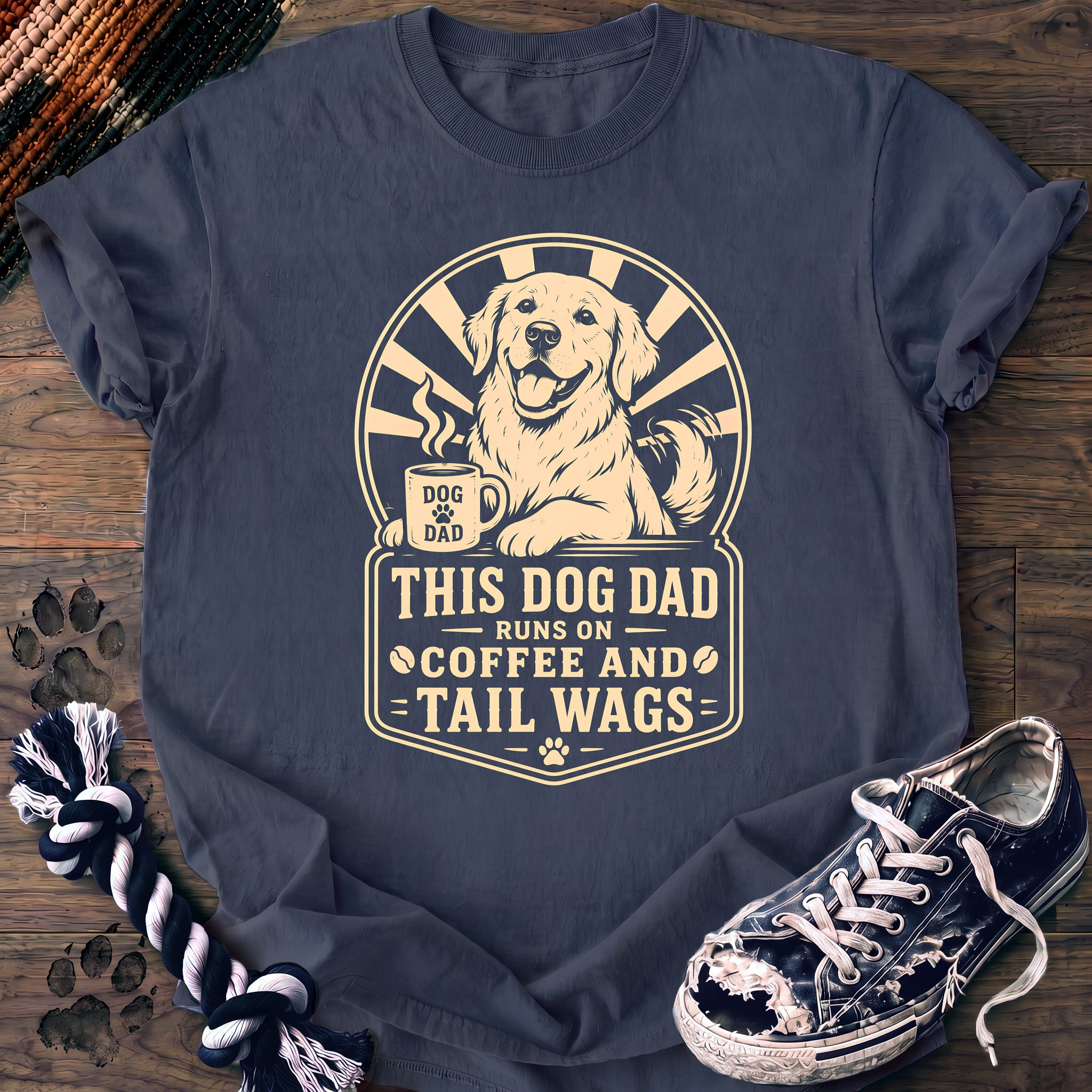 PAWSSION CLUB t-shirt in BlueJean color - SKU PC-0155