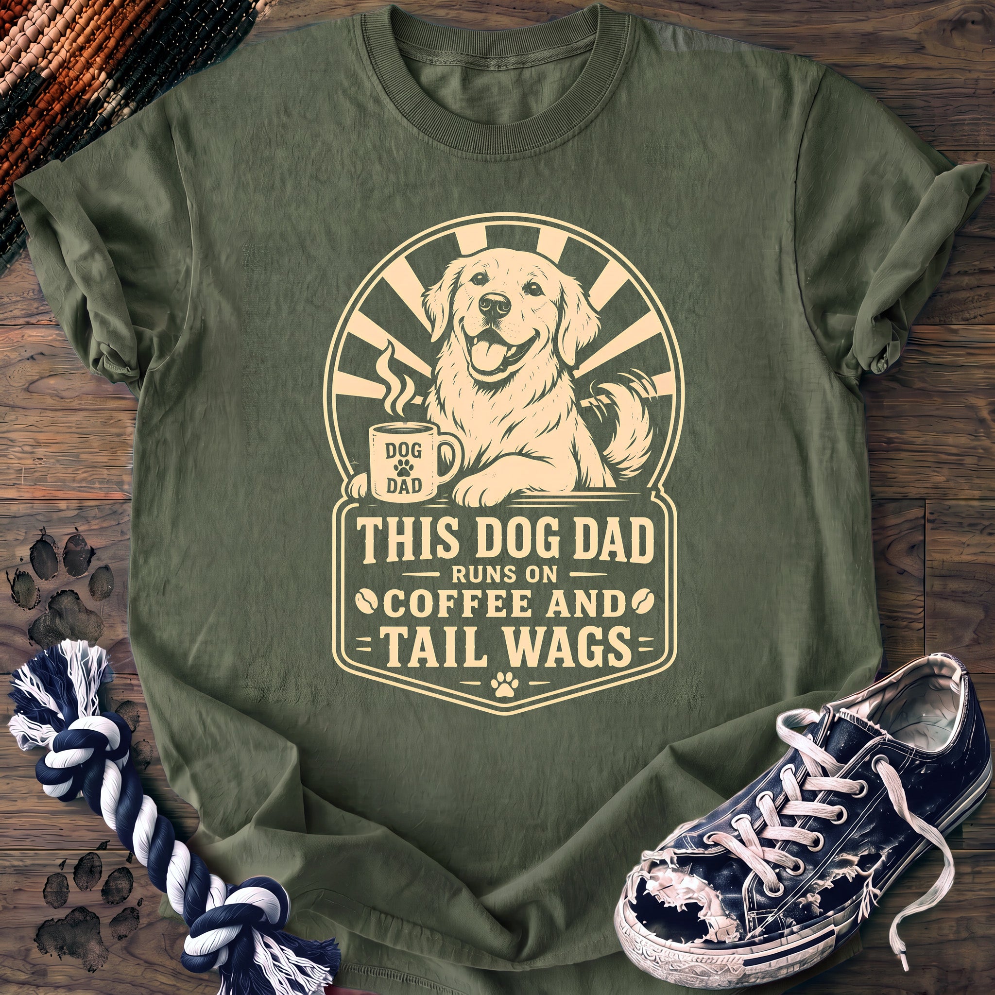 PAWSSION CLUB t-shirt in LightGreen color - SKU PC-0155