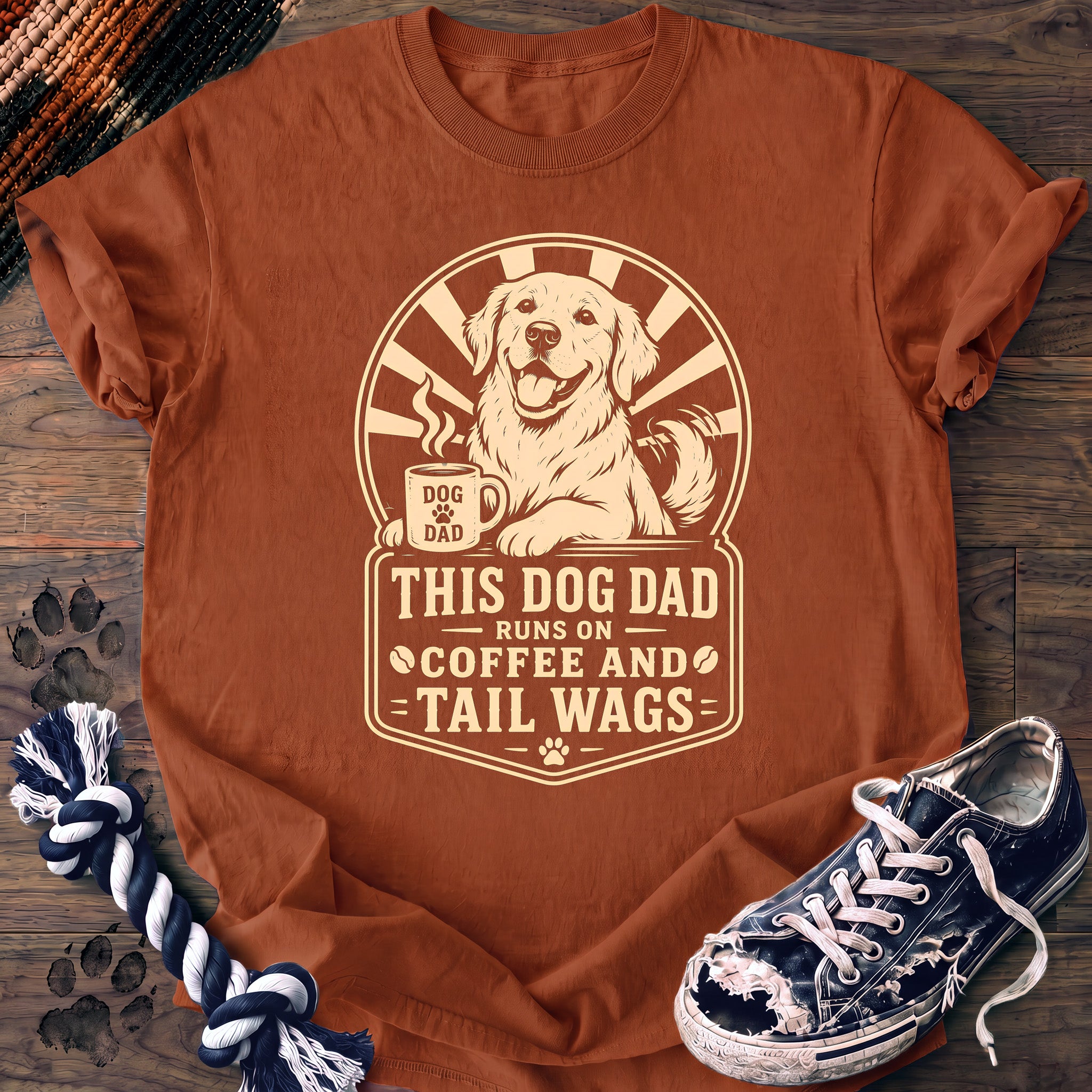 PAWSSION CLUB t-shirt in Yam color - SKU PC-0155