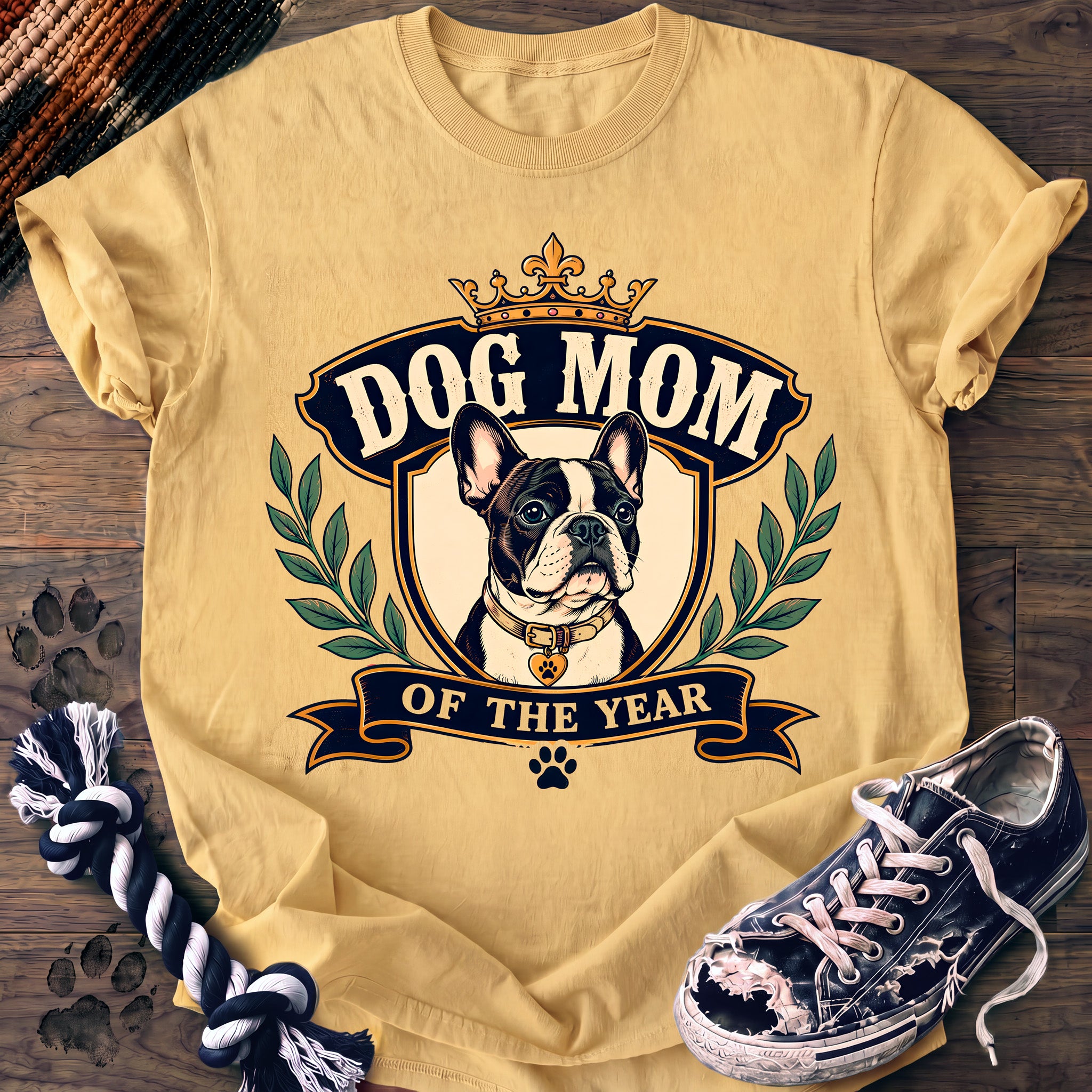 PAWSSION CLUB t-shirt in Butter color - SKU PC-0156