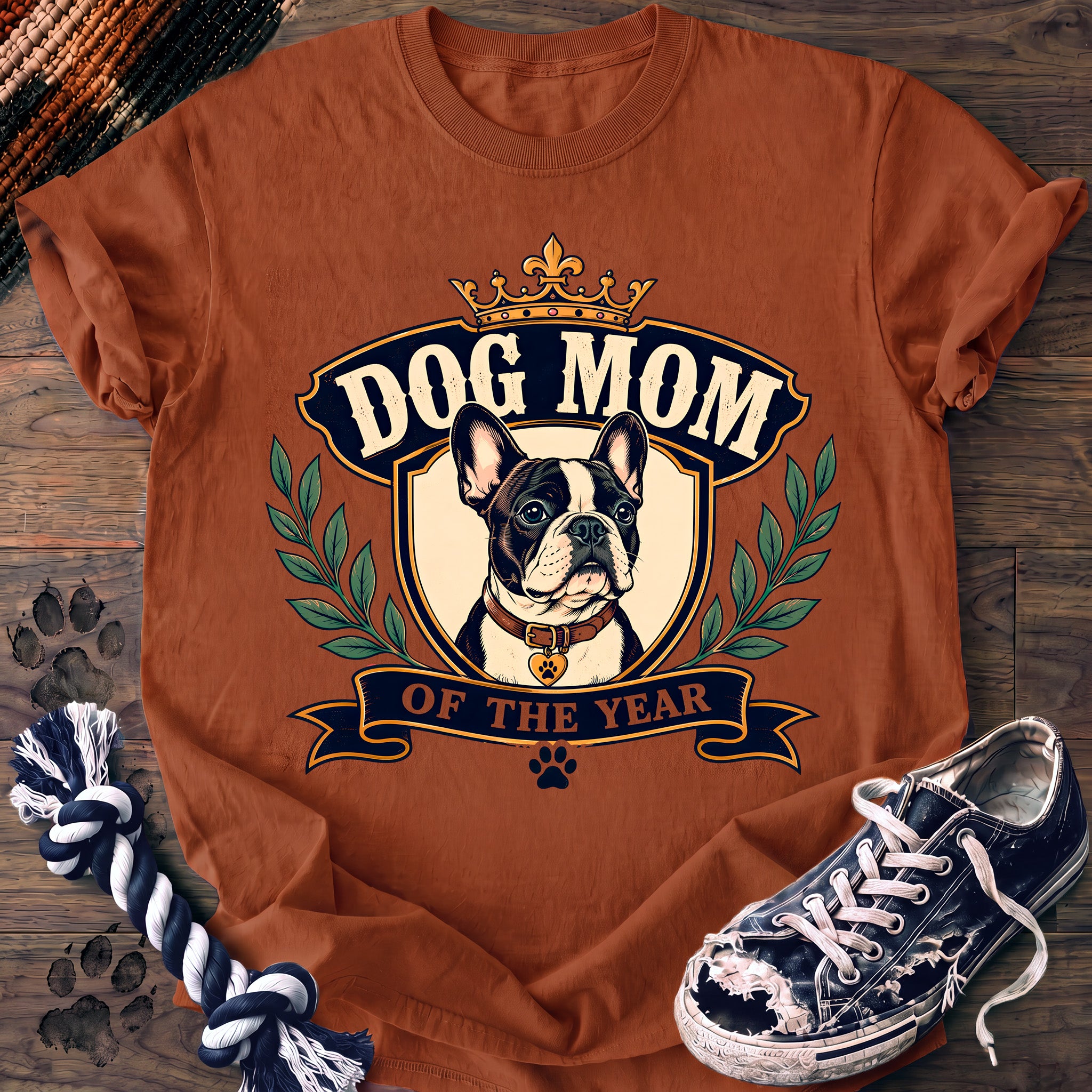 PAWSSION CLUB t-shirt in Yam color - SKU PC-0156