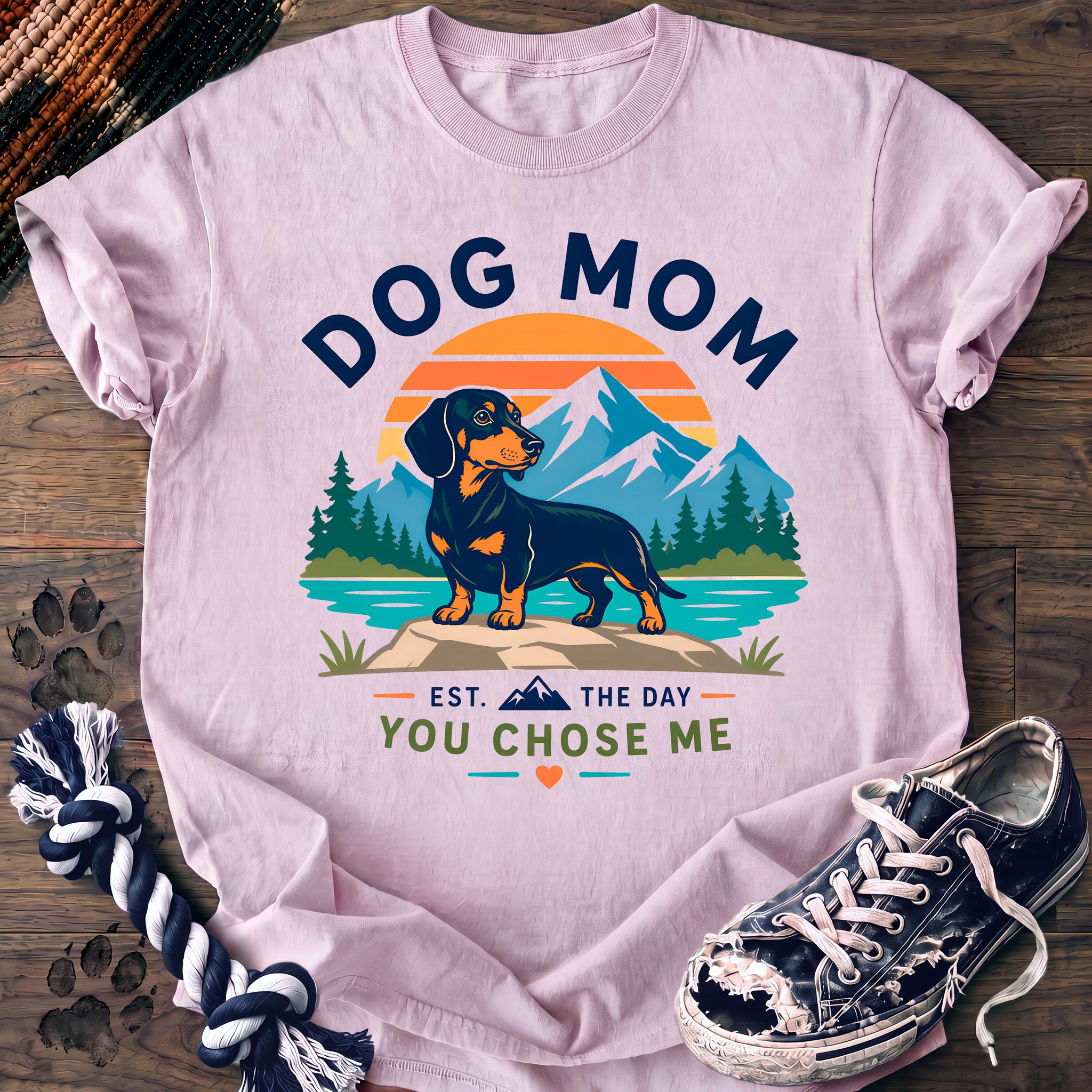 PAWSSION CLUB t-shirt in Blossom color - SKU PC-0157