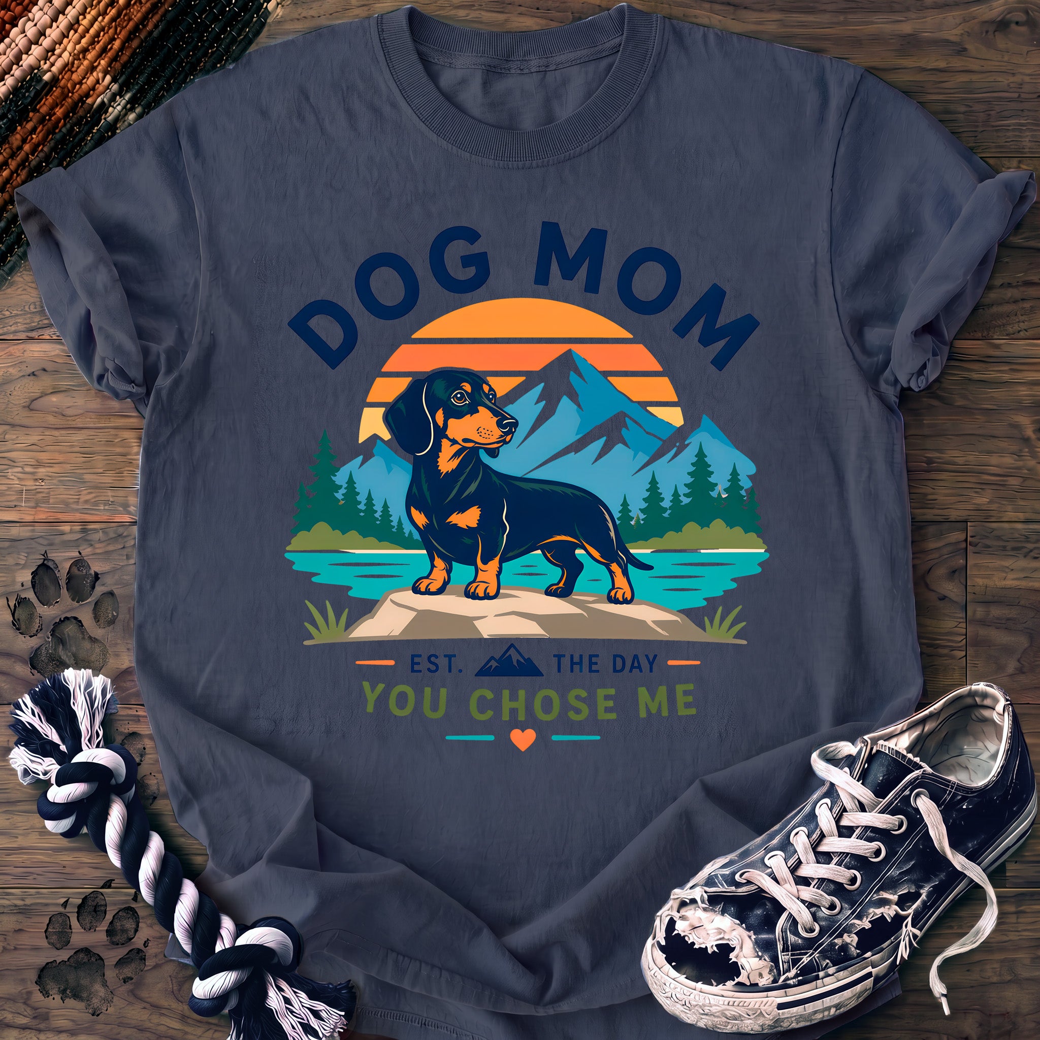PAWSSION CLUB t-shirt in BlueJean color - SKU PC-0157